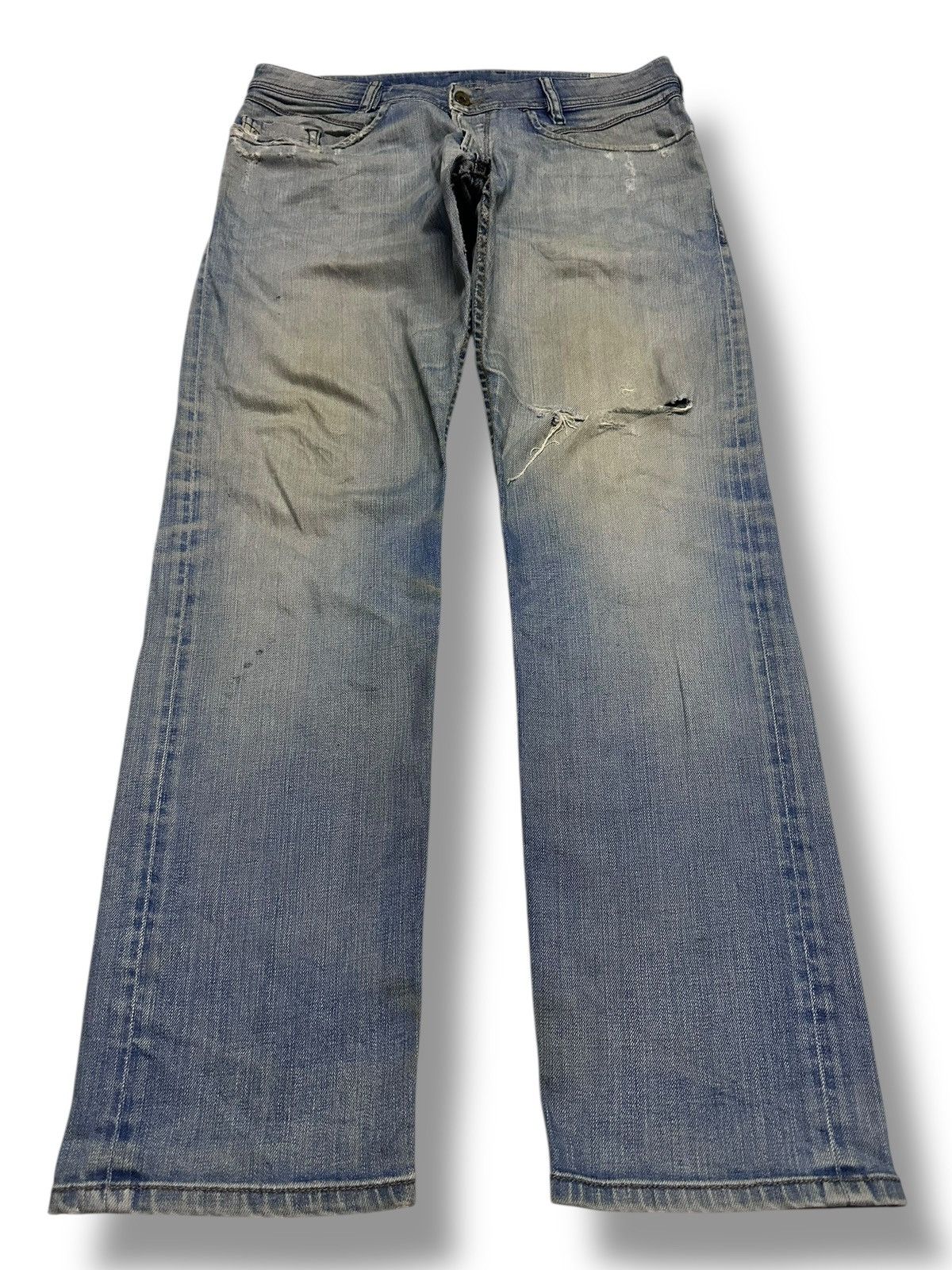 Diesel Diesel Vintage Jeans With Regular Slim Loose and Faded Wash Size US 33 - 1 Thumbnail
