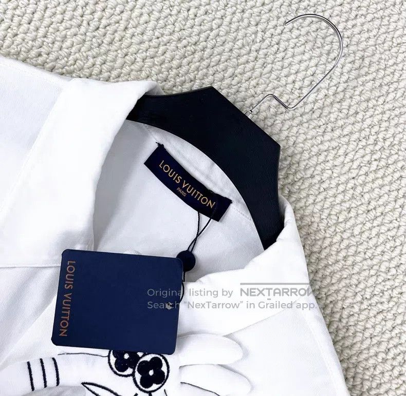 Louis Vuitton Louis Vuitton Asian Limited White Parachute Doll Short Sle Size US XL / EU 56 / 4 - 3 Thumbnail