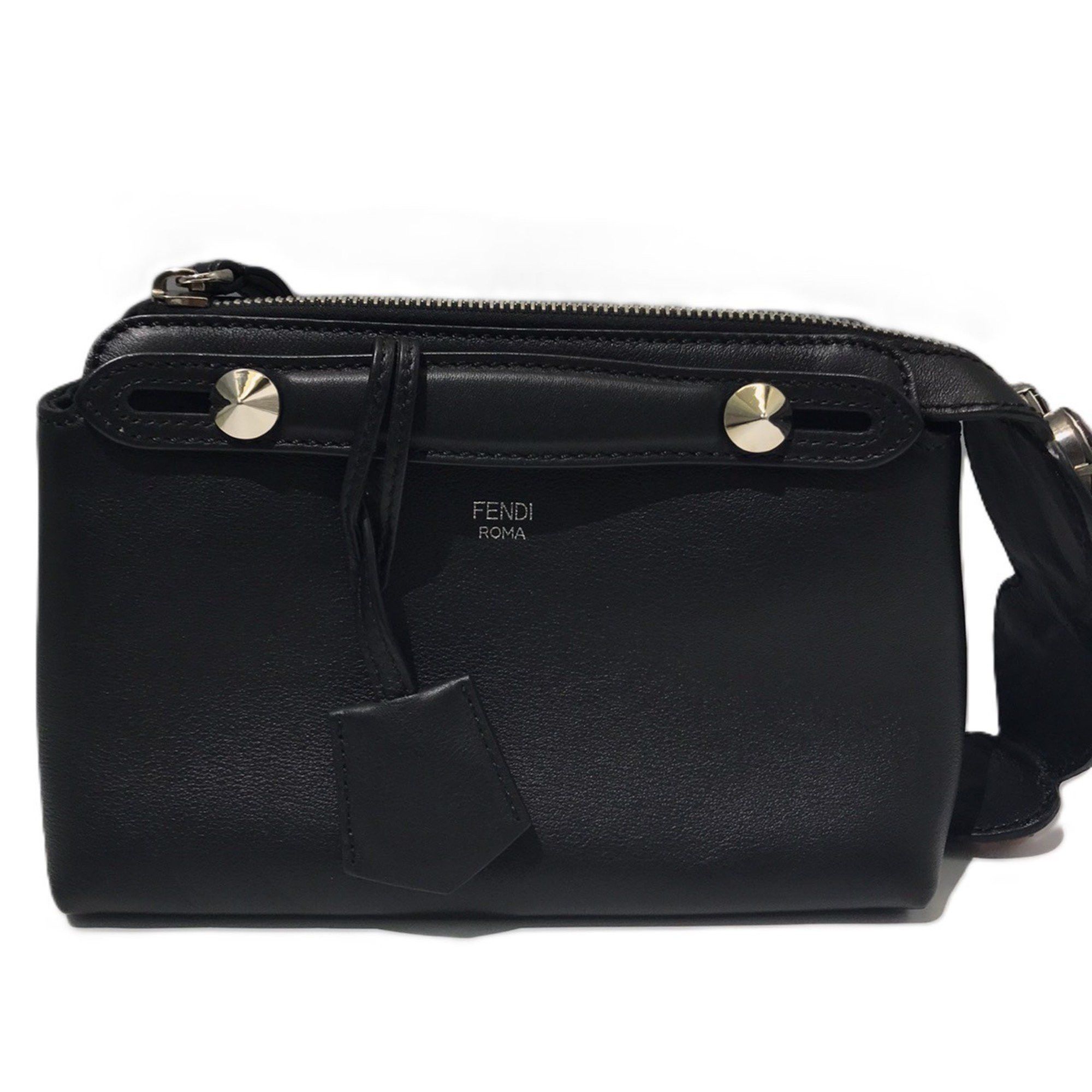 Fendi FENDI BY THE WAY MINI HANDBAG LEATHER BLACK STONE 8BL135 Size ONE SIZE - 1 Thumbnail
