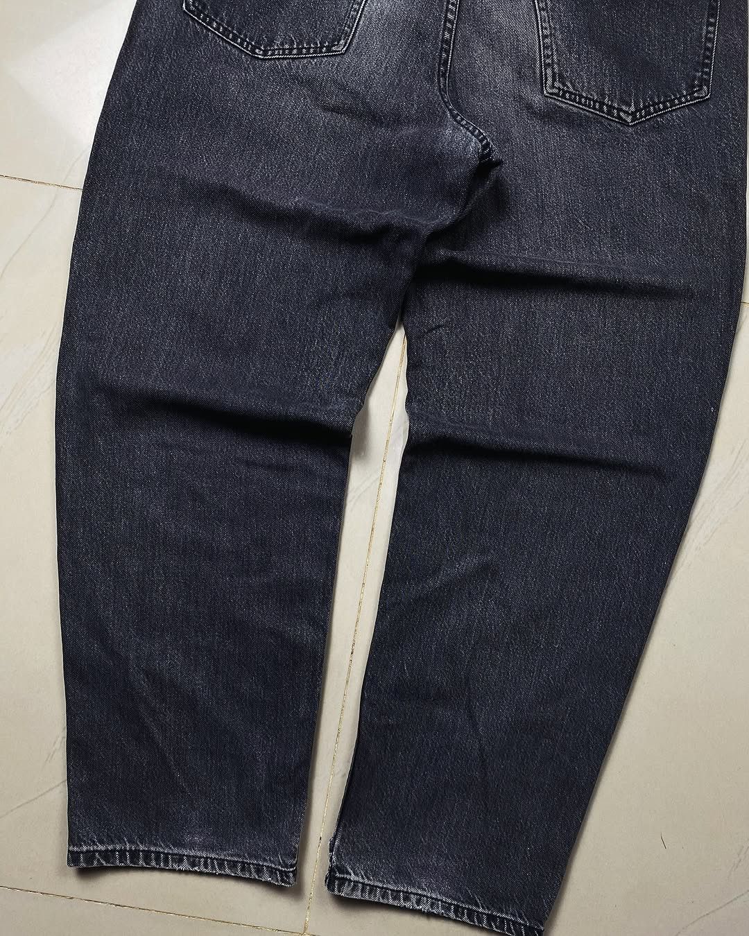 Uniqlo Uniqlo Black washed Baggy Jeans Size US 30 / EU 46 - 9 Thumbnail