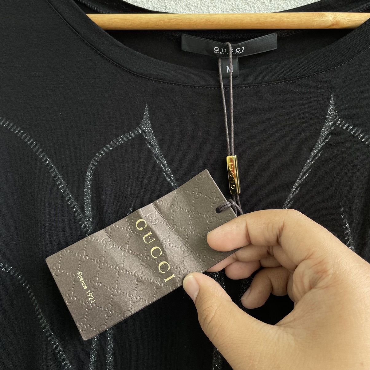Gucci SS14 Mesh Pattern Tee Shirt Size US M / EU 48-50 / 2 - 5 Thumbnail