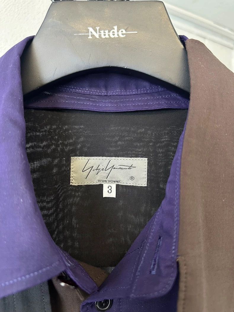 Yohji Yamamoto yohji yamamoto 19SS Paneled Long Shirt 2502-Nextarrow Size US L / EU 52-54 / 3 - 4 Thumbnail