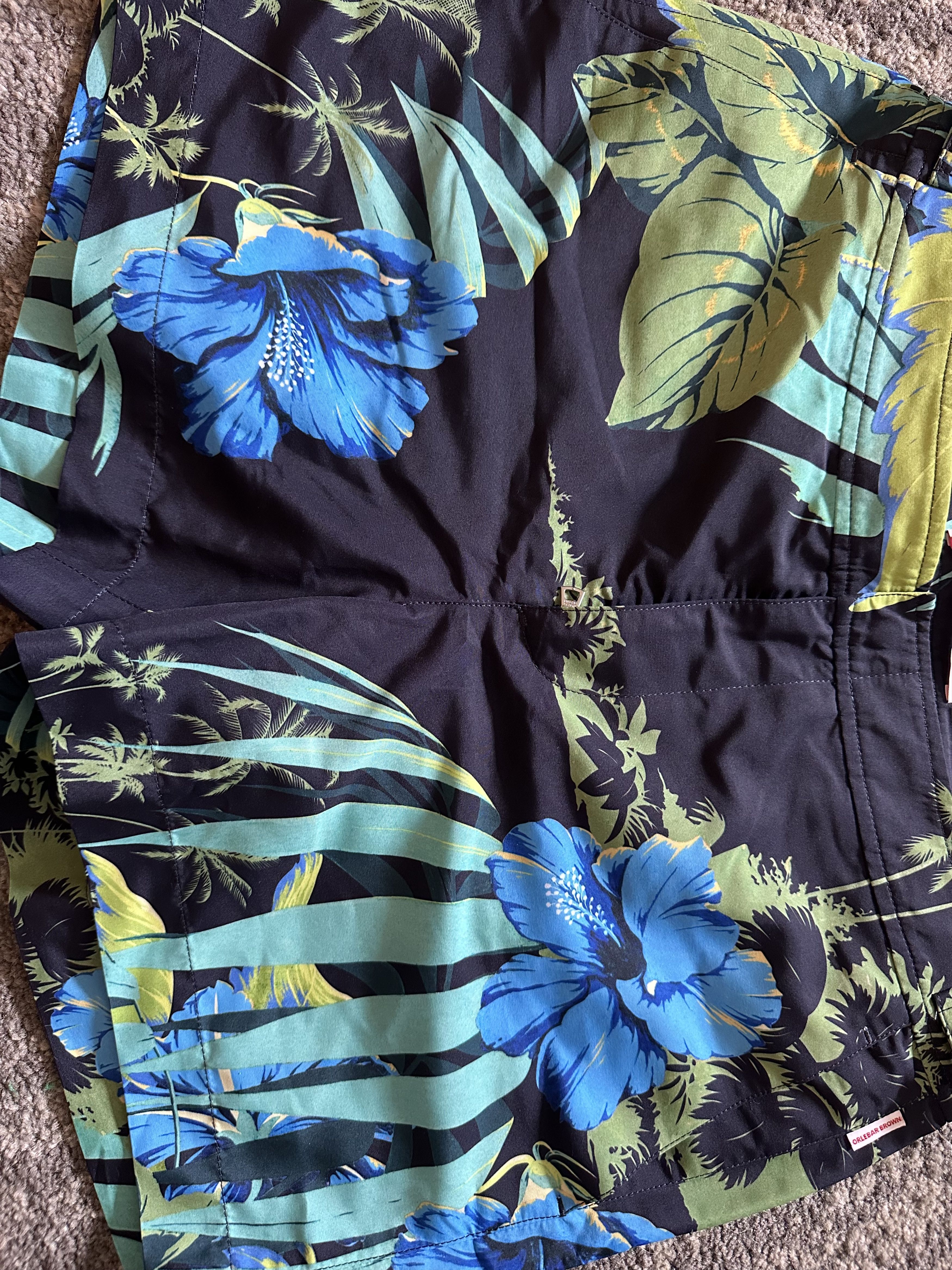 Orlebar Brown Swim shorts bulldog in night iris design Size US 31 - 6 Thumbnail