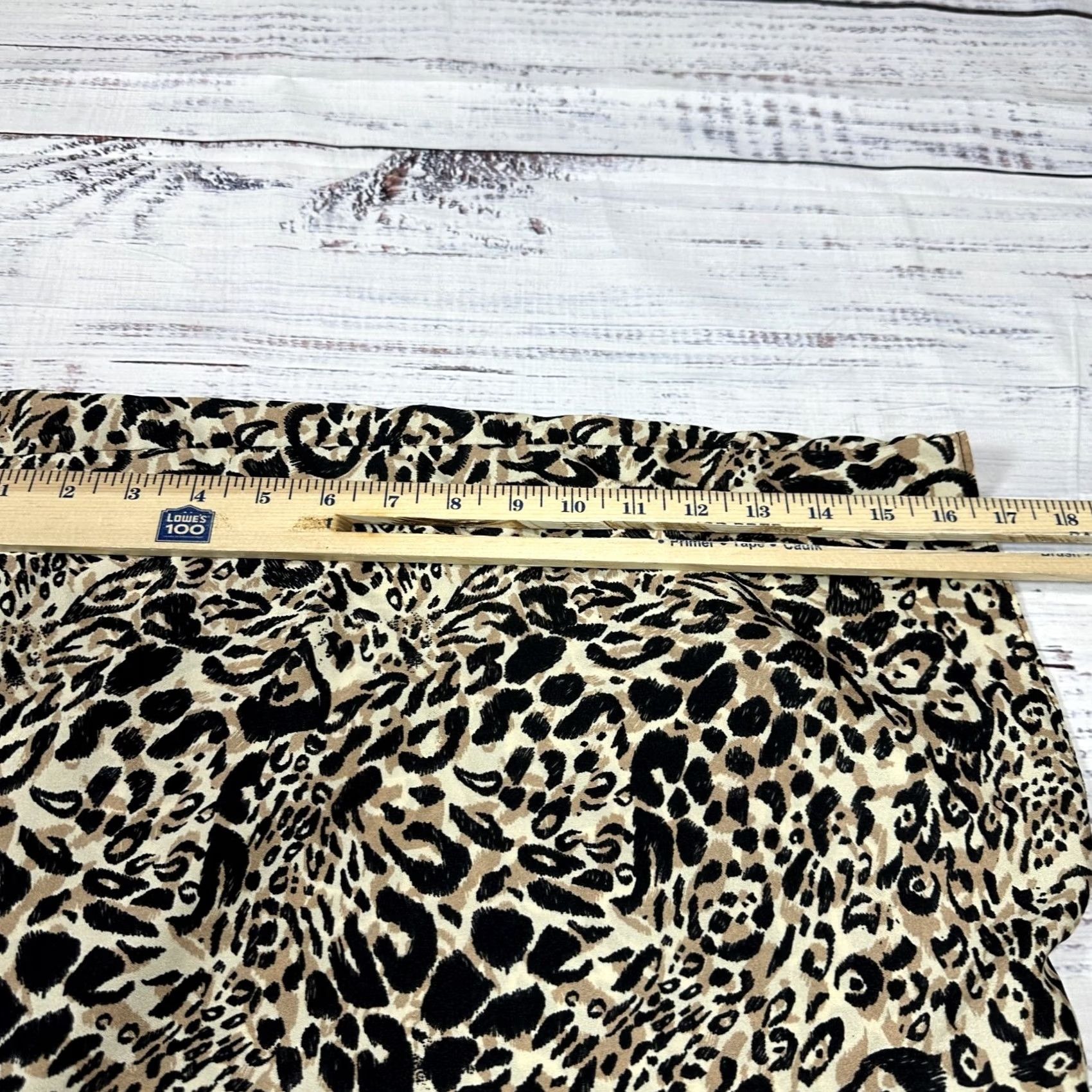 Melissa Melissa Paige Women's Brown Leopard Print Relaxed Shirt Top Blouse Sz S/M Size S / US 4 / IT 40 - 7 Thumbnail