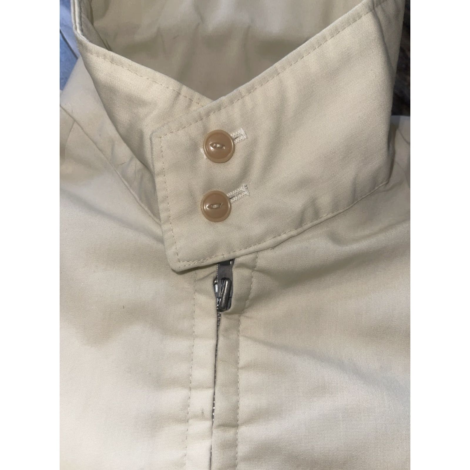 Vintage VINTAGE Birdie By Richard A Leslie Jacket Golf Men’s XL Cream Tan USA Size US XL / EU 56 / 4 - 7 Thumbnail