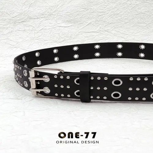 Other Black Studded Belt Size ONE SIZE - 4 Thumbnail