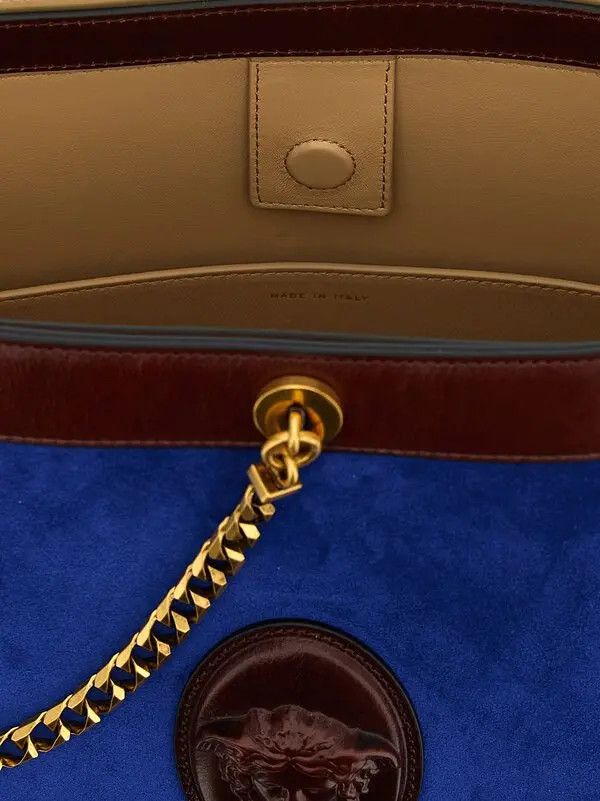 Versace ob2d0Lne0726 Size: OS / Pivot Small Bucket Bag in Blue Size ONE SIZE - 4 Thumbnail