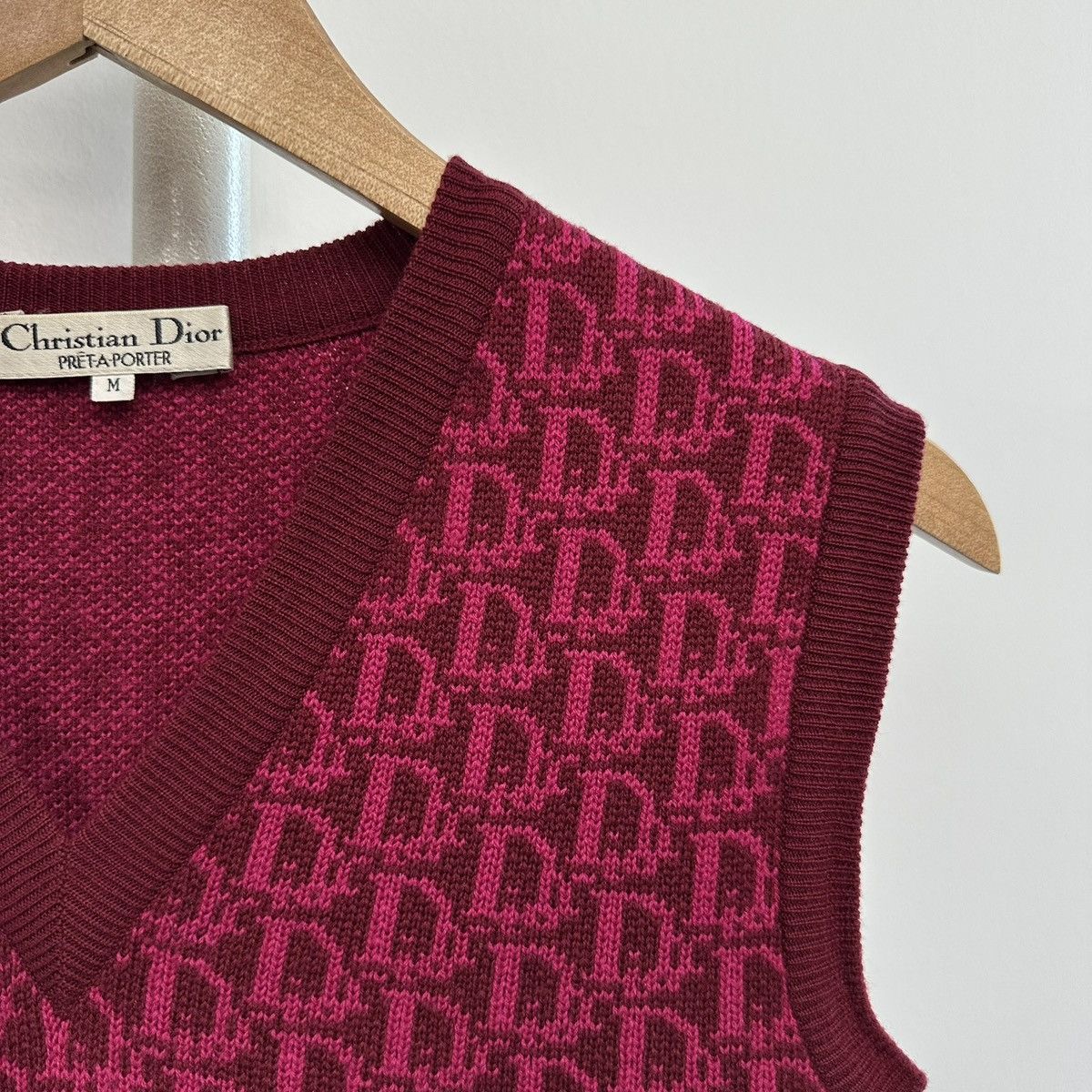 Christian Dior Monsieur rare🔥 dior logo knit vest Size M / US 6-8 / IT 42-44 - 3 Thumbnail