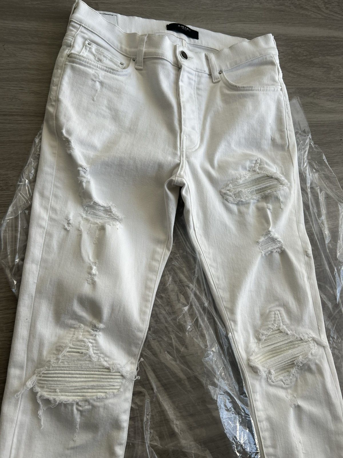 Amiri Amiri MX1 Jeans – White (Size 33) Size US 33 - 12 Thumbnail