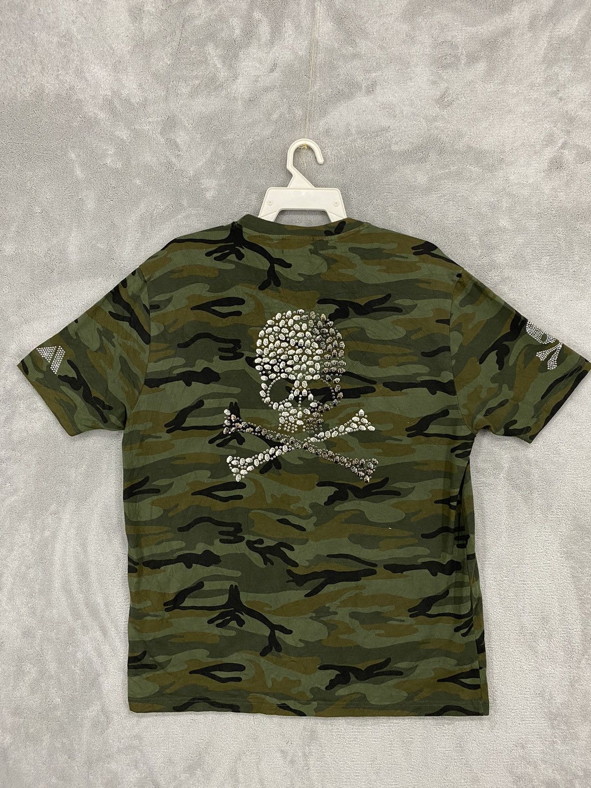 Other Be Anbition Camo Skull T Shirt Size US XL / EU 56 / 4 - 2 Thumbnail