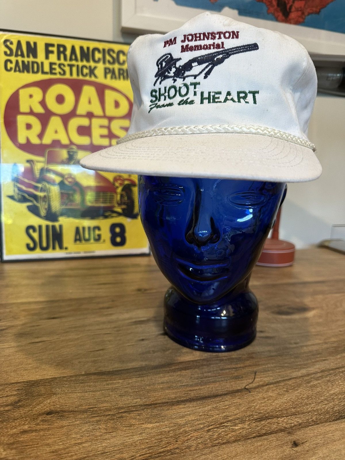 Vintage Shooting Hat Memorial Paint Hat