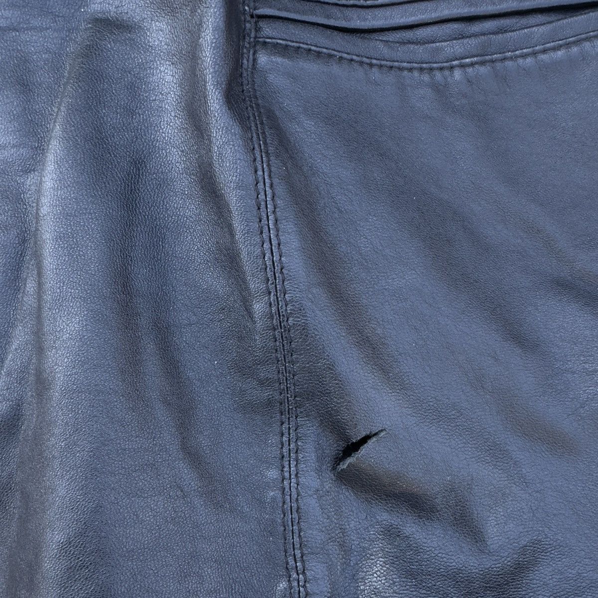 Other Vintage New York Classics Black Genuine Leather Zip-Up 18/20 Size US L / EU 52-54 / 3 - 6 Thumbnail