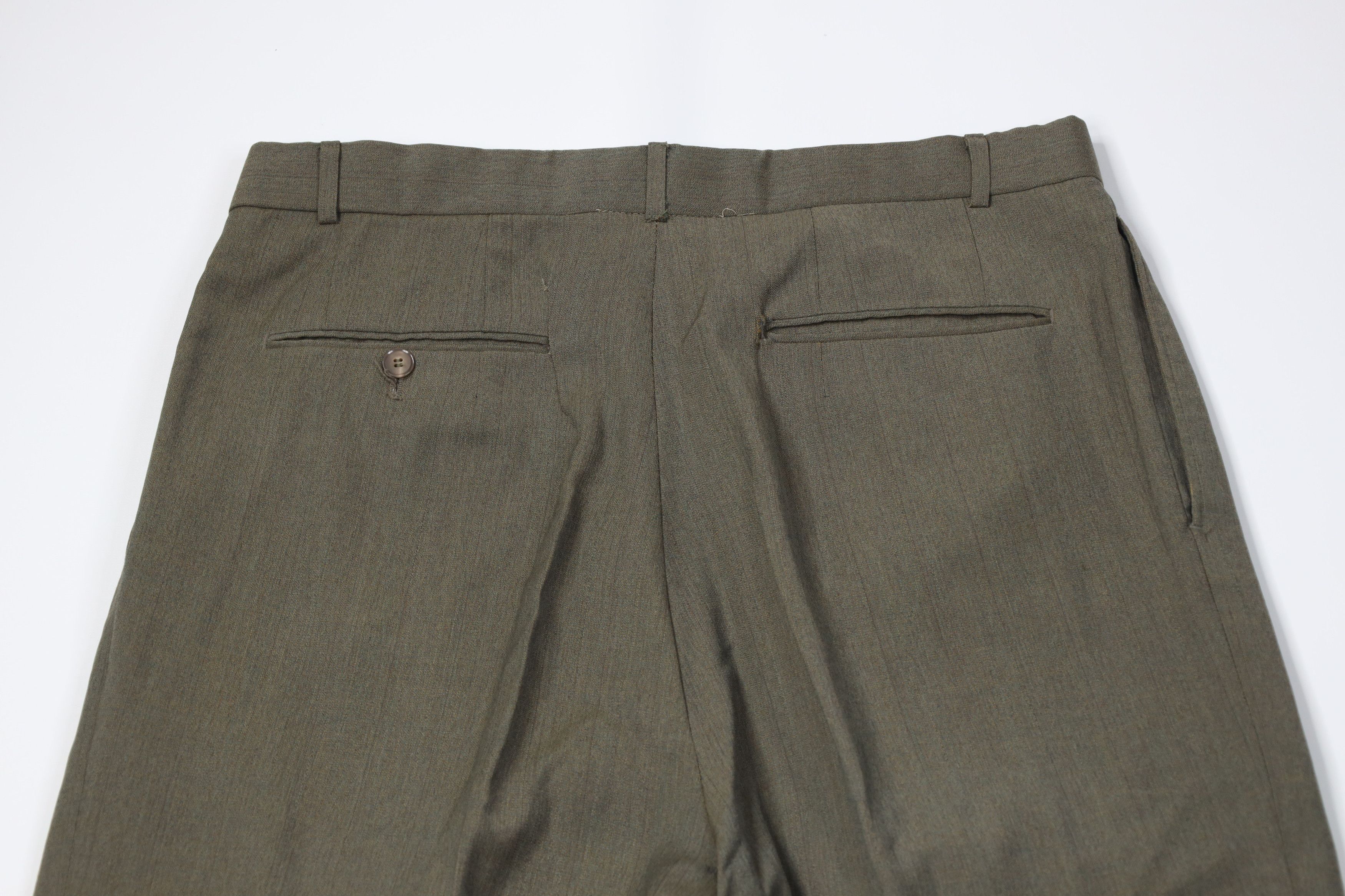 Vintage Vintage 70s Streetwear Wool Blend Wide Leg Chino Pants Size US 34 / EU 50 - 13 Thumbnail