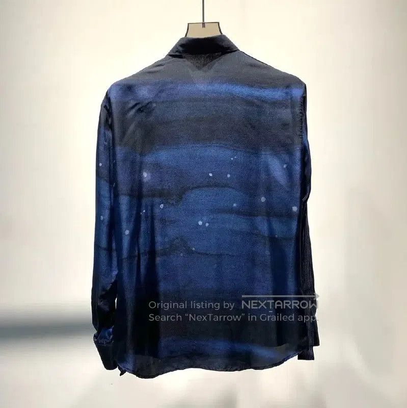 Dior Dior Black Silk Long Sleeve Shirt for Men . Size US M / EU 48-50 / 2 - 2 Thumbnail