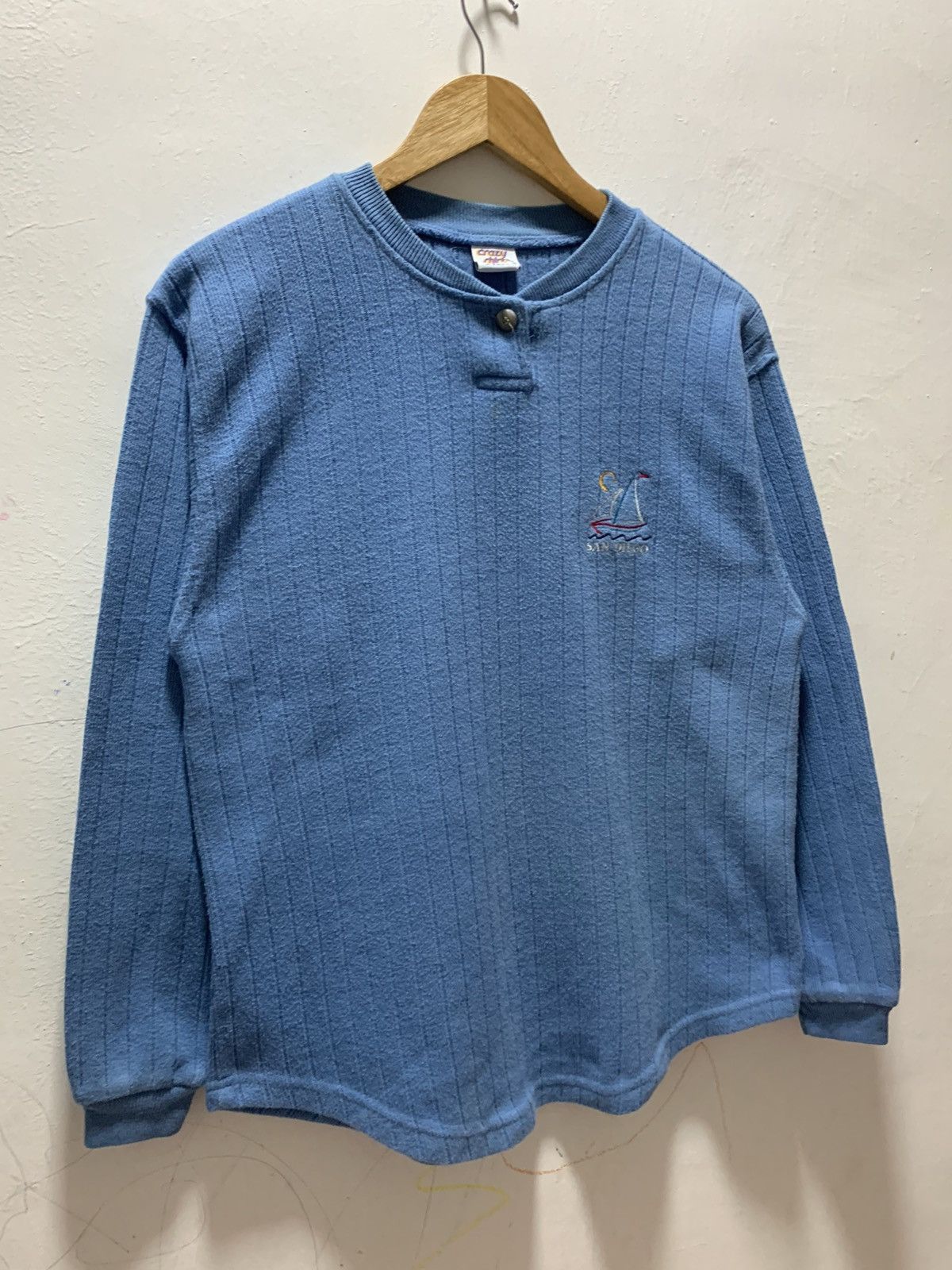Vintage Vintage Crazy Shirt San Diego Blue Size XS / US 0-2 / IT 36-38 - 4 Thumbnail