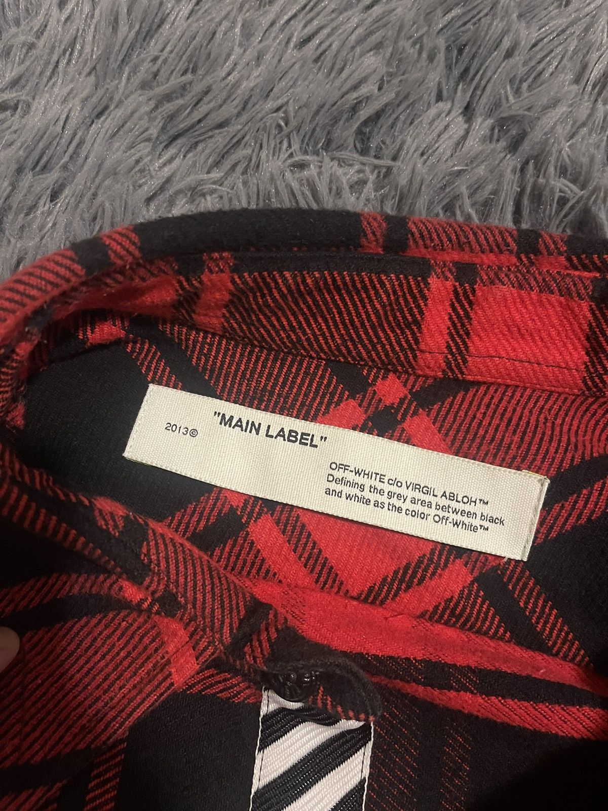 Off-White Off White SSENSE Exclusive “Check Shirt” Flannel Size M Size US M / EU 48-50 / 2 - 3 Thumbnail