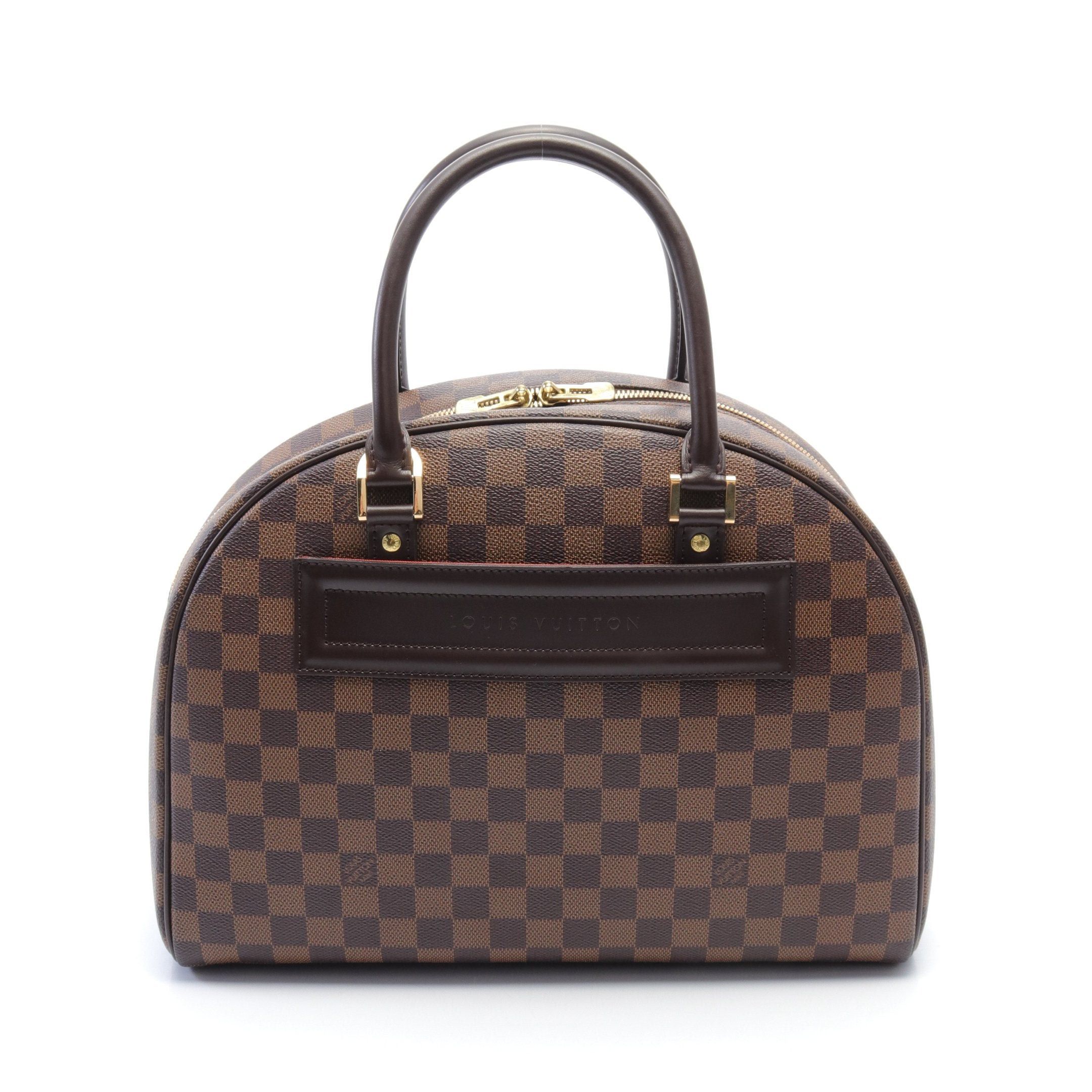 Louis Vuitton Louis Vuitton Nolita Damier Ebene Handbag Leather Brown Size ONE SIZE - 1 Thumbnail