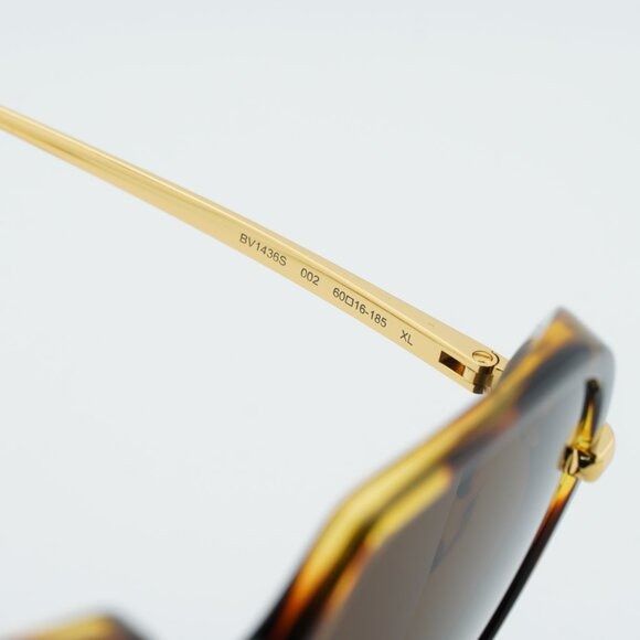 Bottega Veneta Bottega Veneta BV1436S 002 Sunglasses Havana Square Frame Size ONE SIZE - 7 Thumbnail