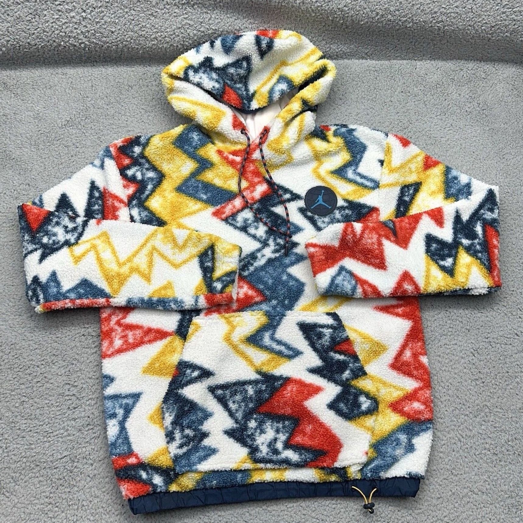 Nike Nike Air Jordan DH1110-133 Mens Medium Classic Fleece Popover Hoodie Sweatshirt Size US M / EU 48-50 / 2 - 2 Thumbnail