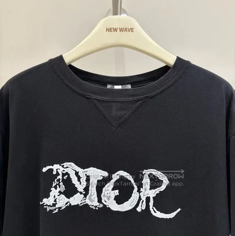 Dior Dior Black Cotton Logo Short Sleeve T-Shirt . Size US S / EU 44-46 / 1 - 3 Thumbnail