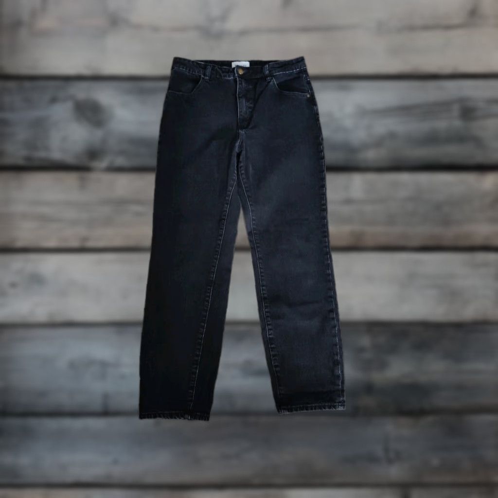 Rolla's VINTAGE Rolla's Women's Skinny Jeans High Rise Slim Denim 30 Black Cotton Stretch City 27in Size 30" / US 8 / IT 44 - 1 Thumbnail