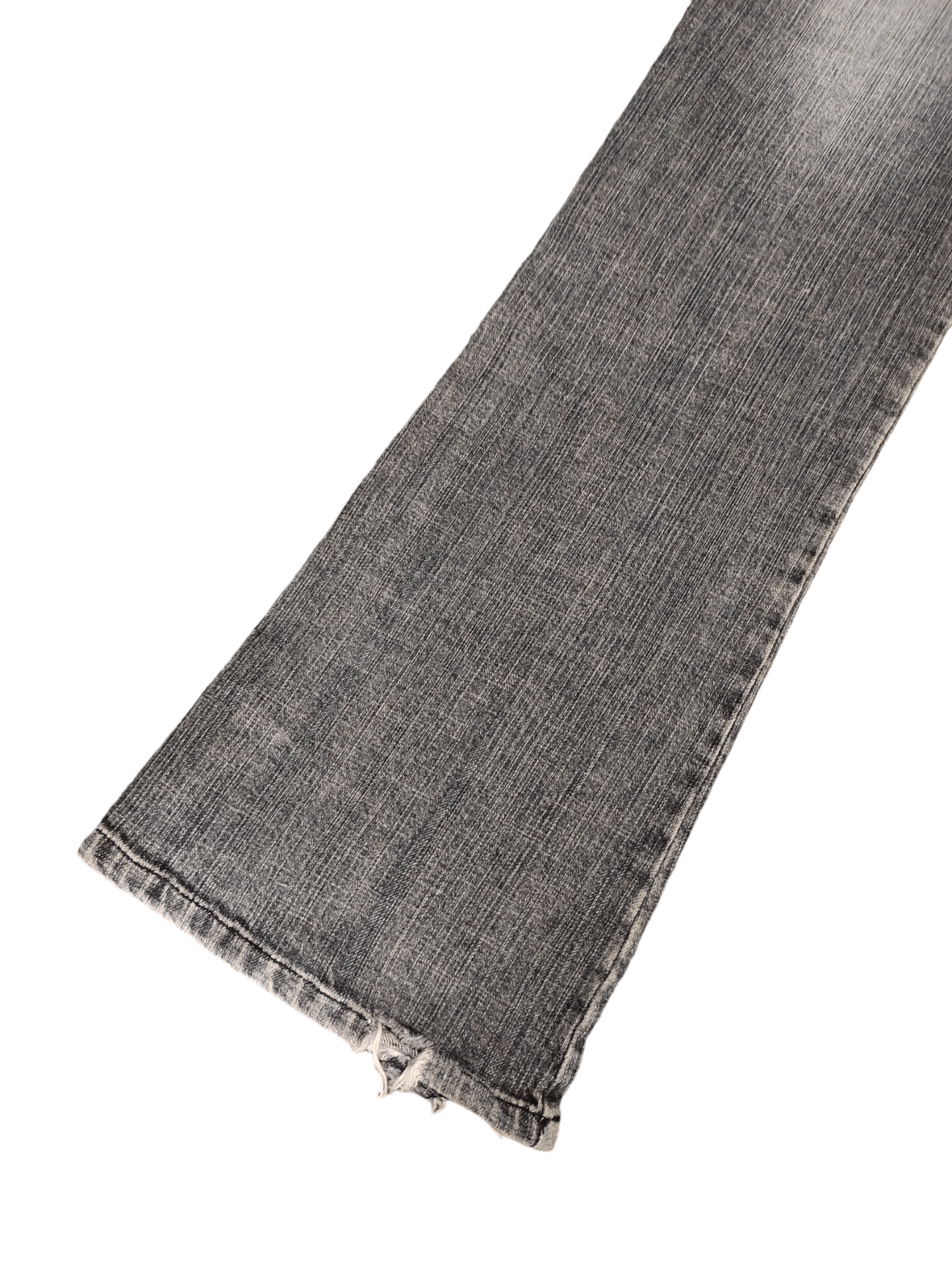 If Six Was Nine Flare Jeans Nylaus Distress Faded Boot Cut Y2k Mudmax Size US 29 - 19 Thumbnail