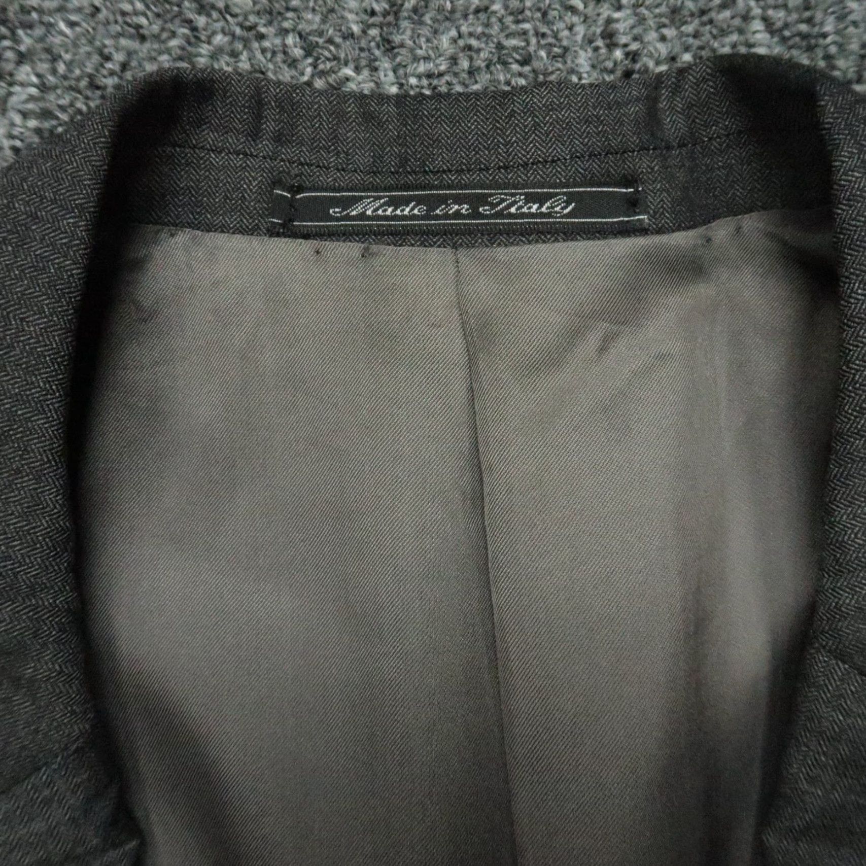Ermenegildo Zegna Ermenegildo Zegna Blazer 42L Mens Gray Worsted Super 120s Wool Suit Jacket Size 42R - 3 Thumbnail