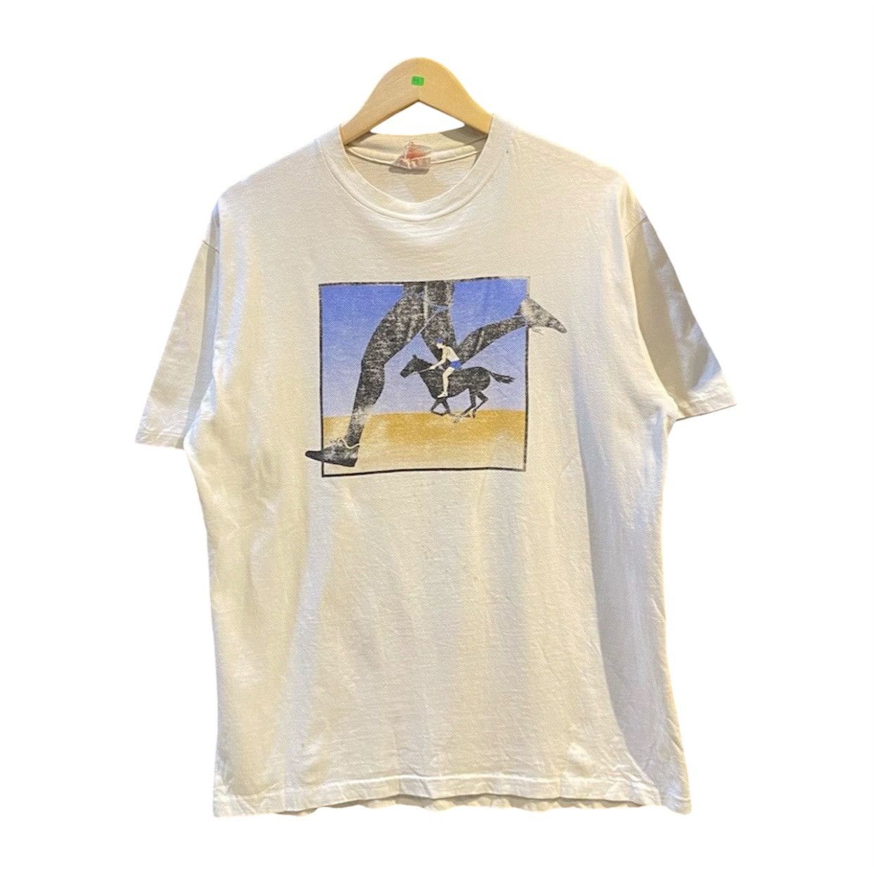 Levi's Vintage 1986 LEVIS Ride & Tie Single Stitch Graphic T-Shirt Size US L / EU 52-54 / 3 - 1 Thumbnail