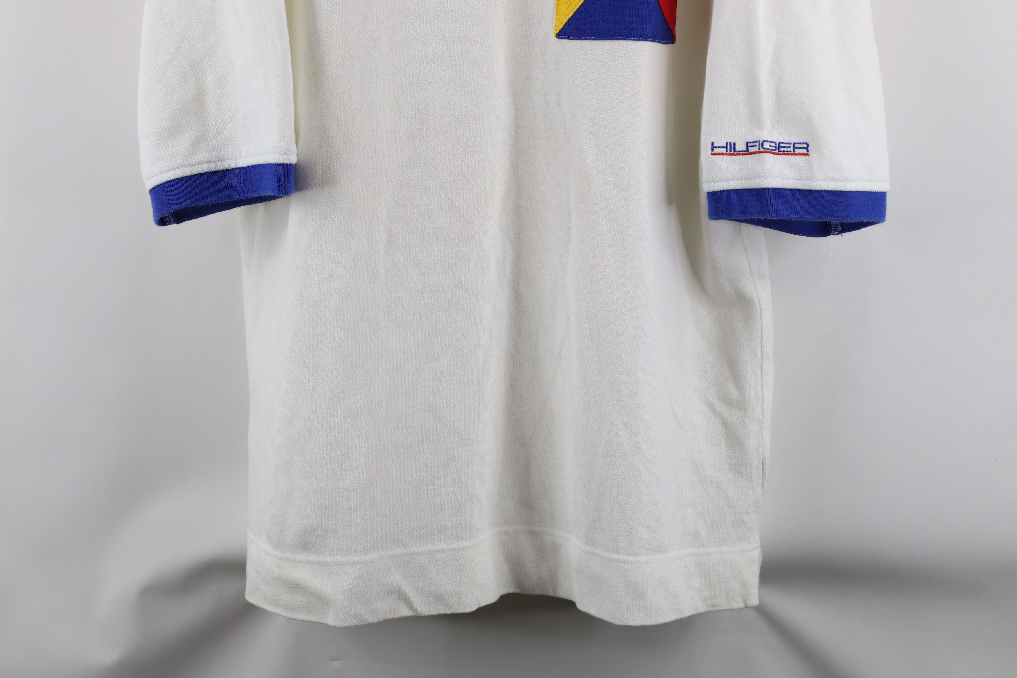 Tommy Hilfiger Vintage 90s Tommy Hilfiger Sailing Flag Collared Polo Shirt Size US XXL / EU 58 / 5 - 3 Thumbnail
