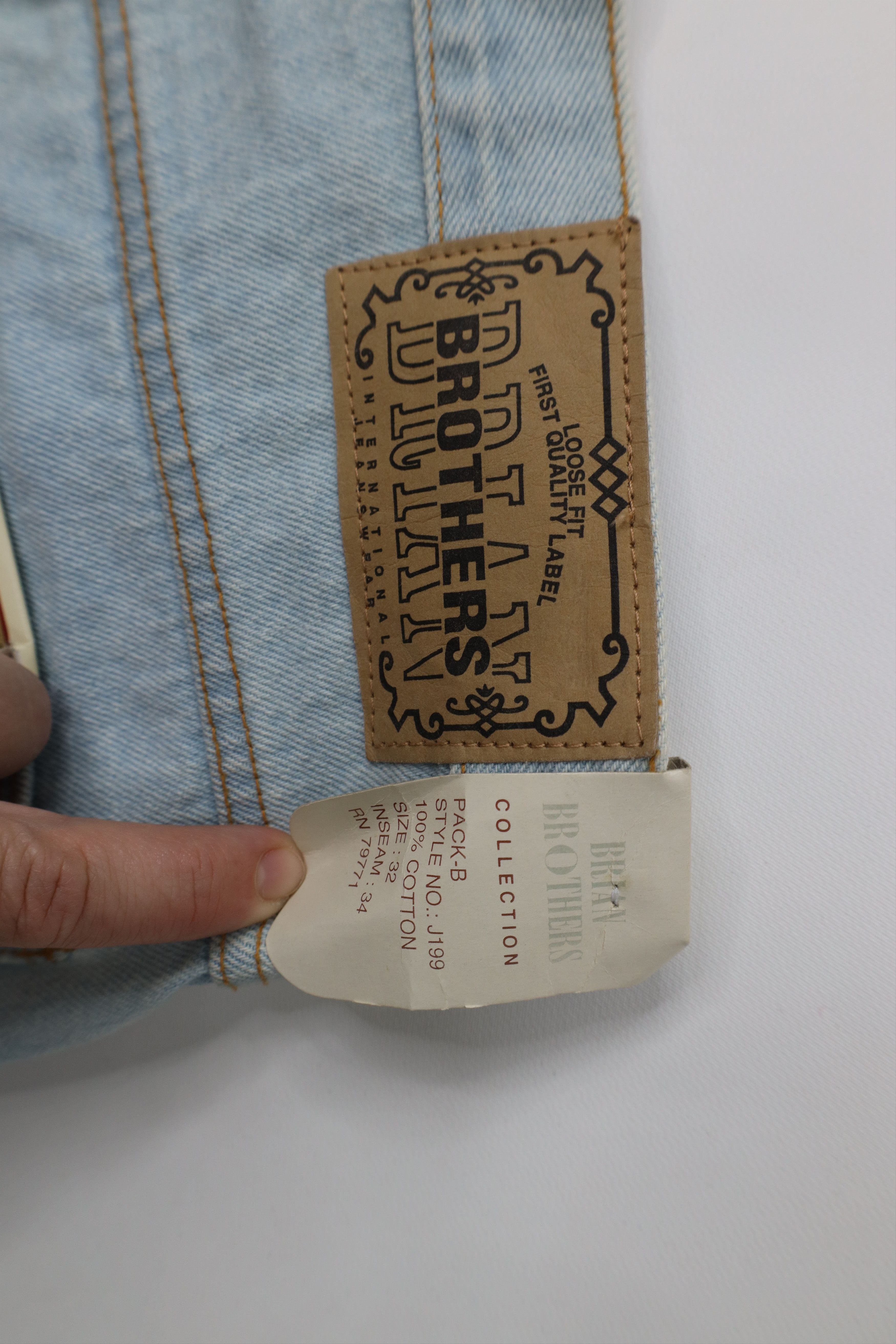Vintage Deadstock Vintage 90s Streetwear Loose Fit Skateboard Jeans Size US 32 / EU 48 - 12 Thumbnail