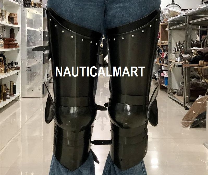 Other Medieval Steel Knight upper Leg Armor Size ONE SIZE - 3 Thumbnail