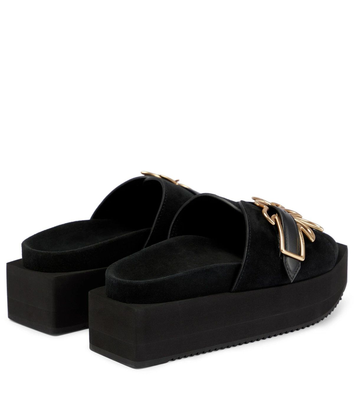 Palm Angels o1y1125 Flats in Black Size US 8 / IT 38 - 2 Thumbnail