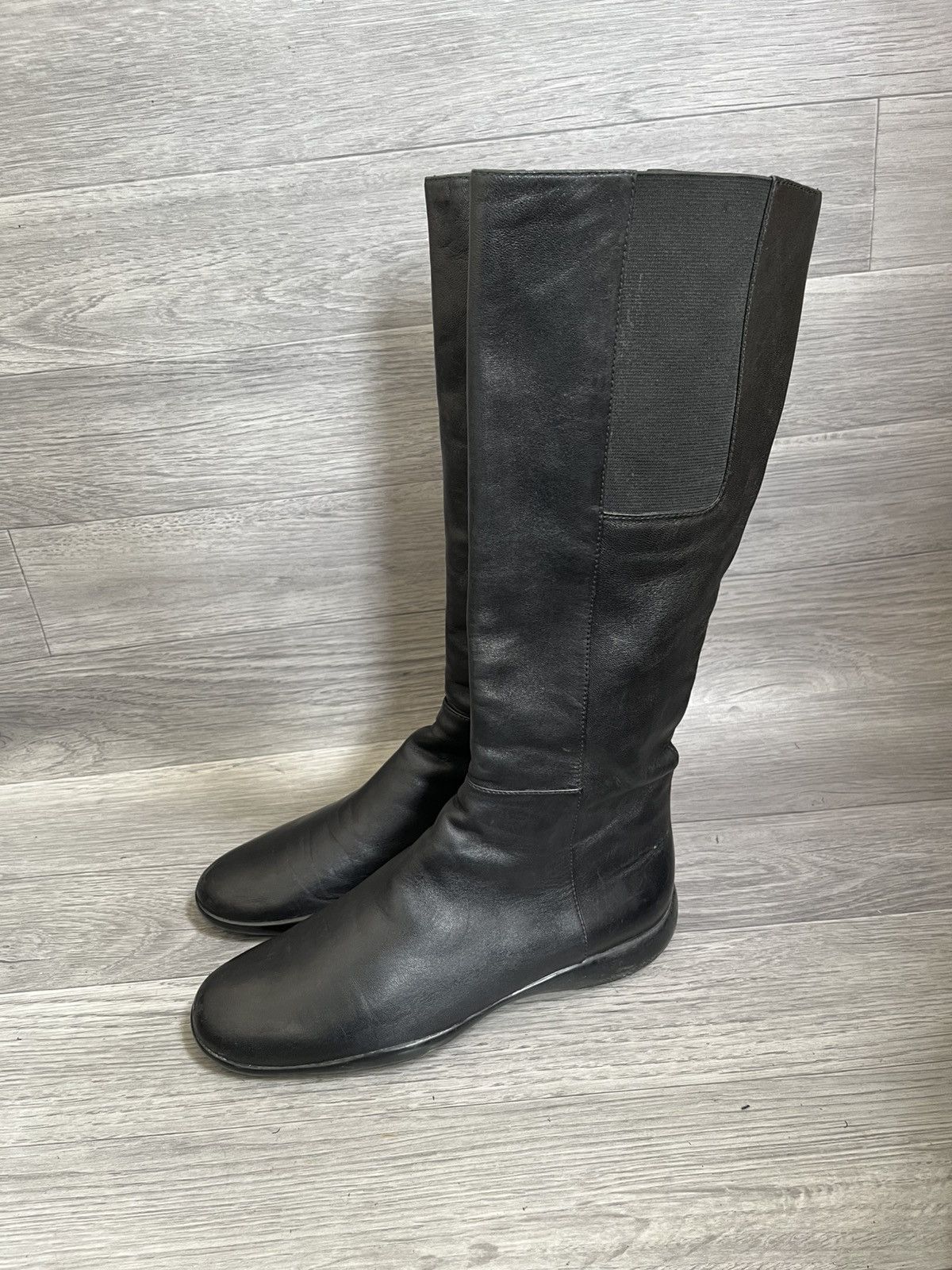 Prada Prada sport knee high biker leather boots y2k Size US 8.5 / IT 38.5 - 1 Thumbnail
