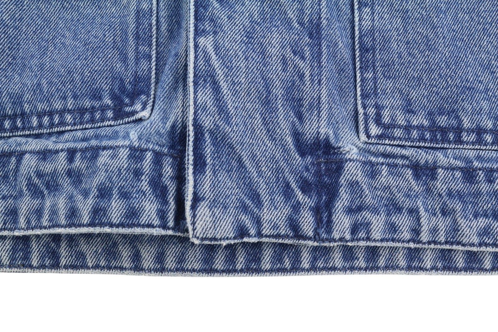 Ambush Design L Denim Blue Faded Patch Pockets Oversized 86580 Size US L / EU 52-54 / 3 - 6 Thumbnail