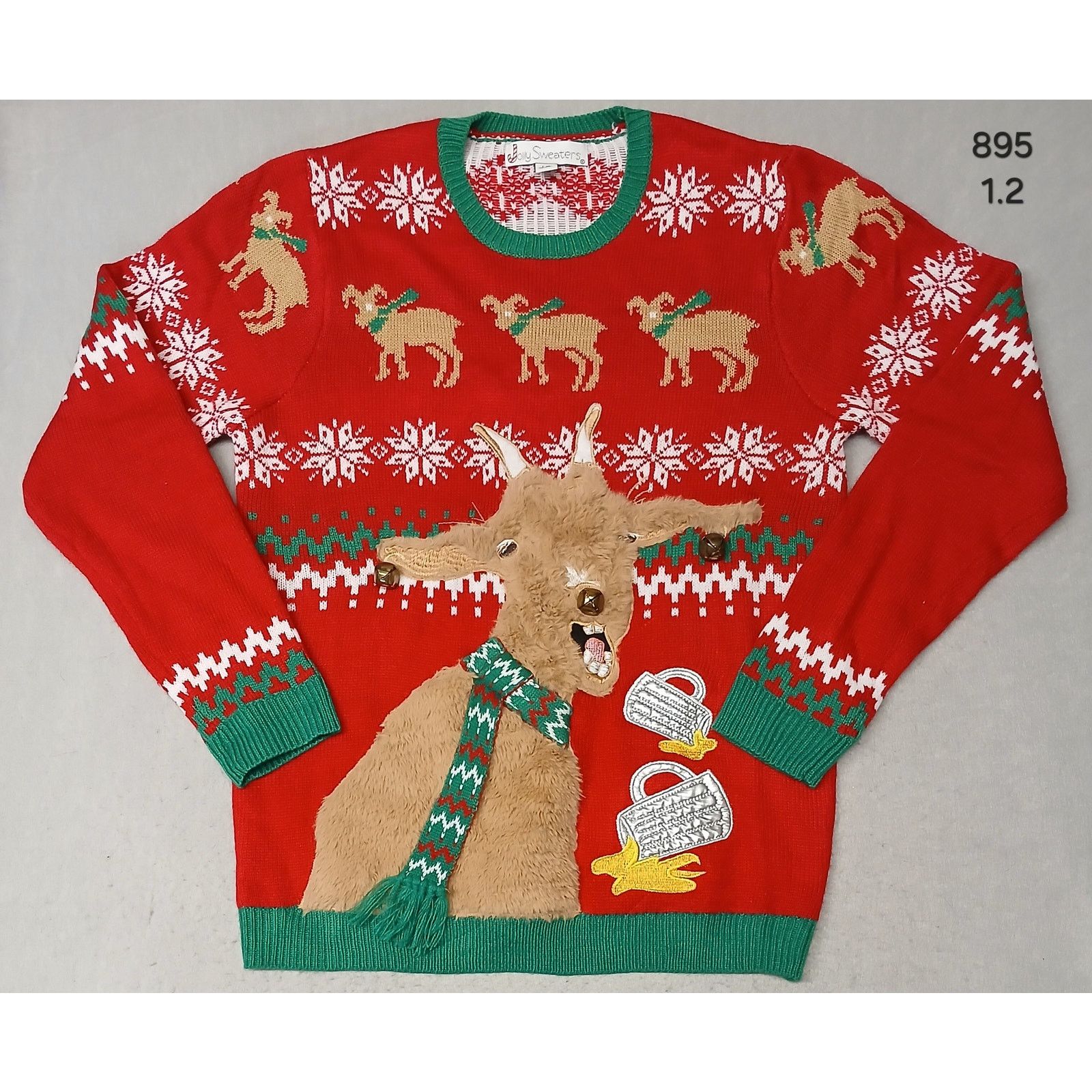 Other Jolly Sweaters (Large) Adults Funny Xmas Pullover Sweatshirt Size US L / EU 52-54 / 3 - 1 Thumbnail
