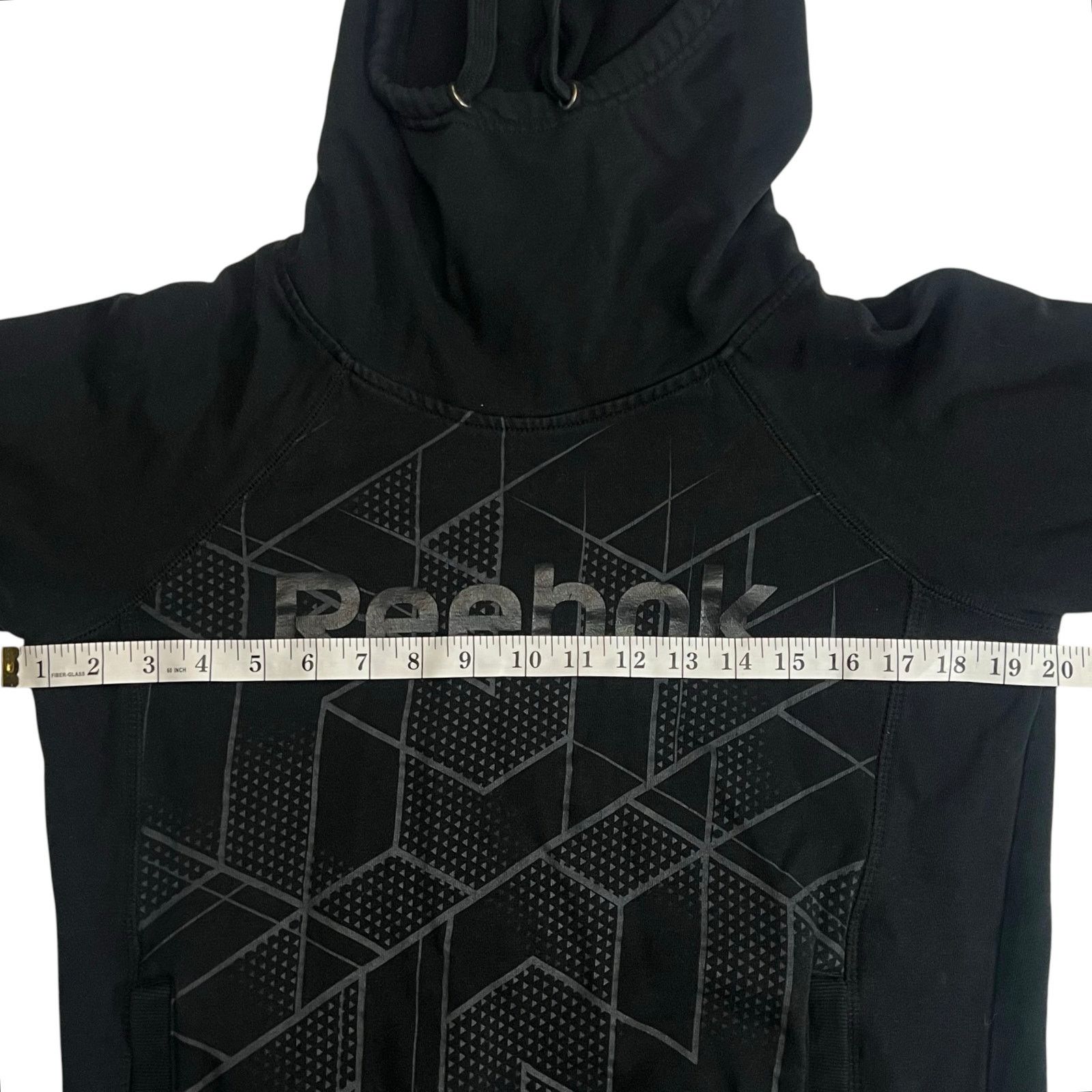 Reebok Reebok Black Hoodie Mens Medium Pullover Sweatshirt Athletic Size US M / EU 48-50 / 2 - 14 Thumbnail