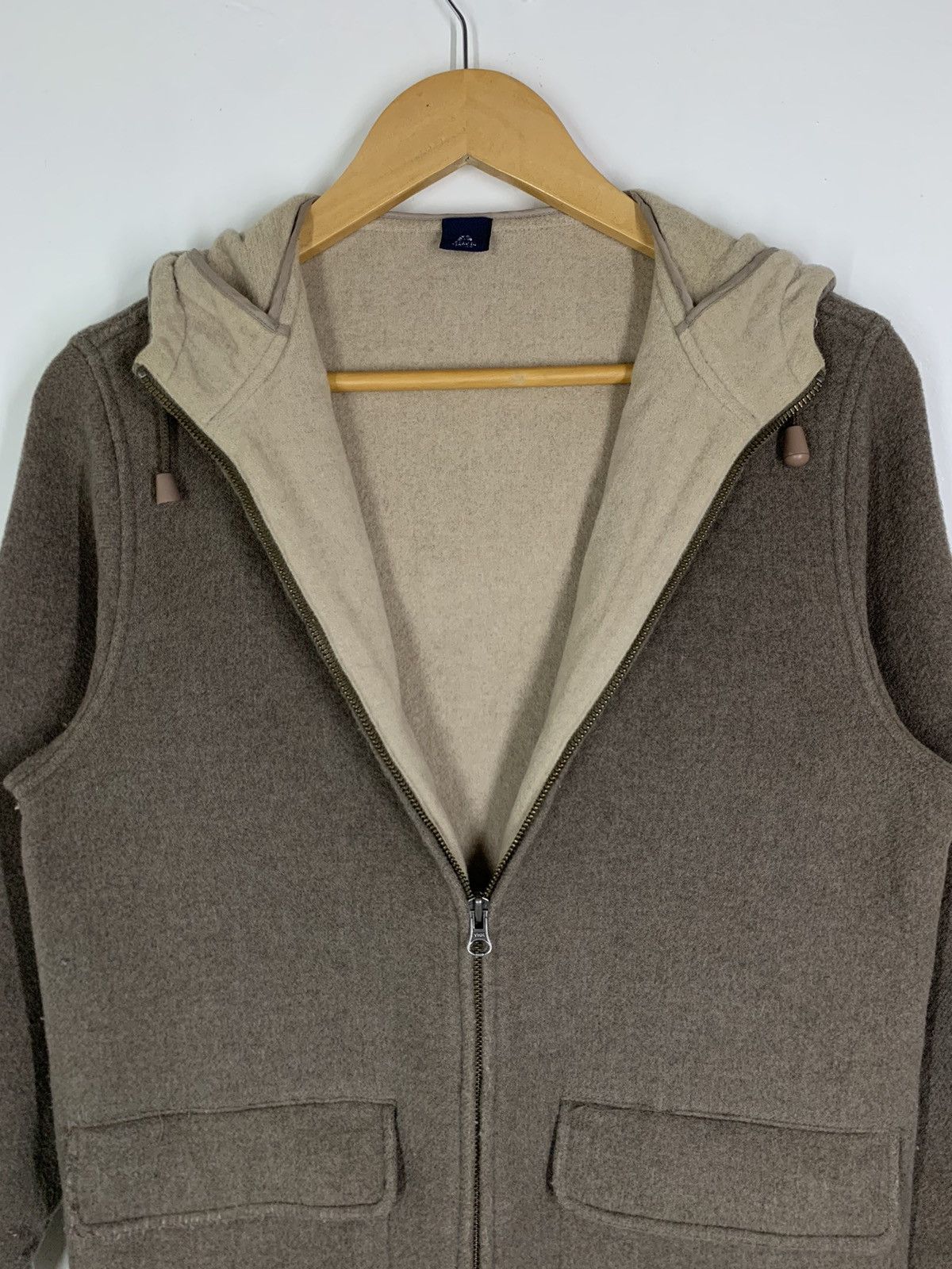 Lands' End × Vintage 🔥 Vintage 90s LANDS END Wool Jacket Size US XS / EU 42 / 0 - 14 Thumbnail