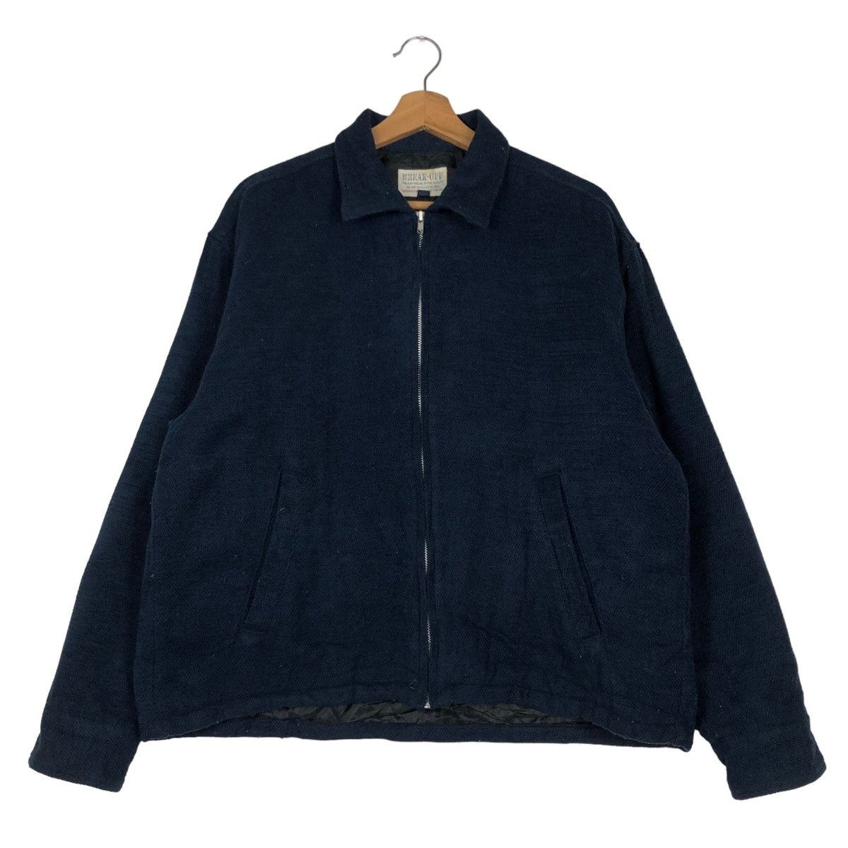 Hysteric Glamour 🔥Vintage Wool Biker Bomber Jacket Break Off Japan Size US L / EU 52-54 / 3 - 1 Thumbnail