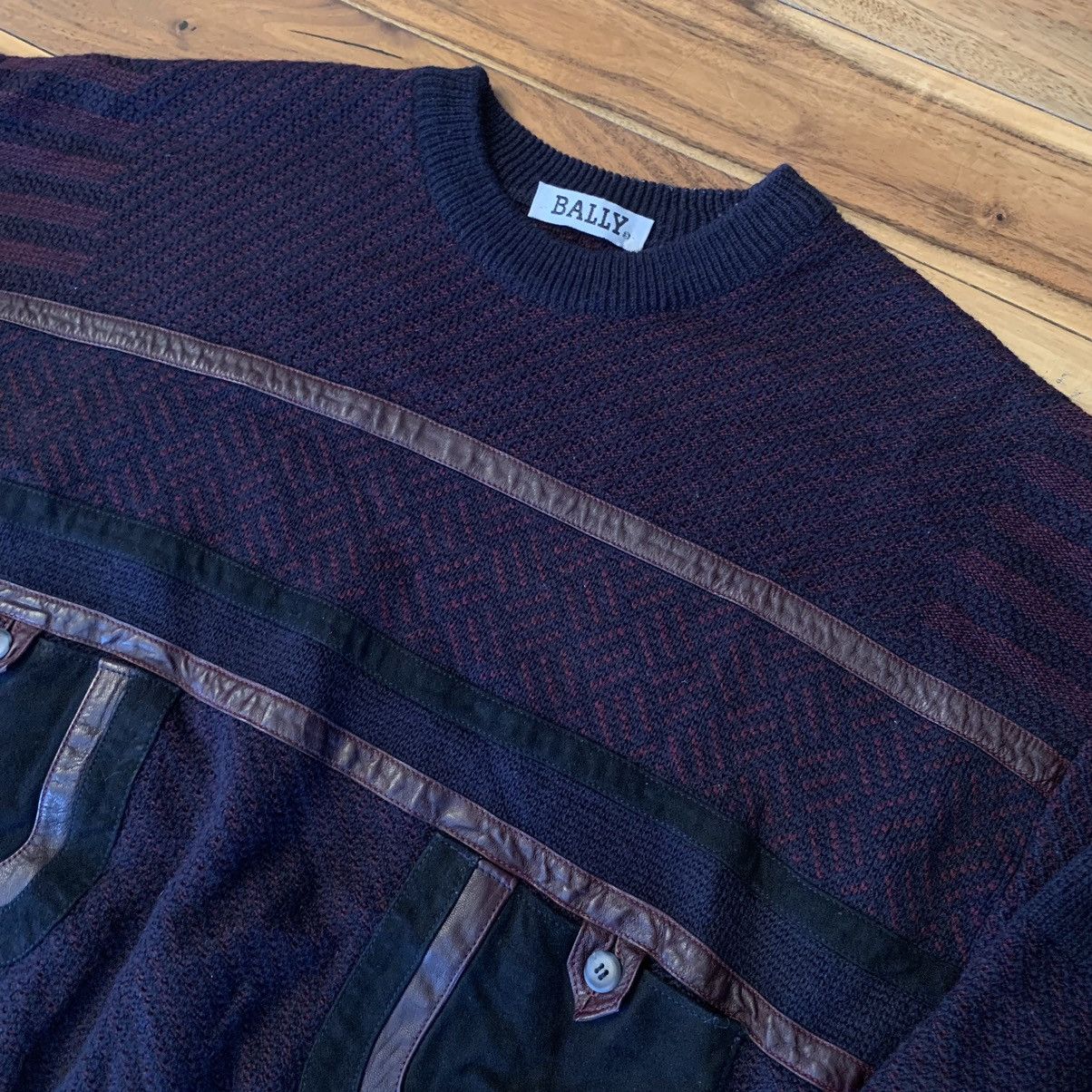Bally Bally Wool Herringbone Pocketed Sweater Size US XL / EU 56 / 4 - 3 Thumbnail