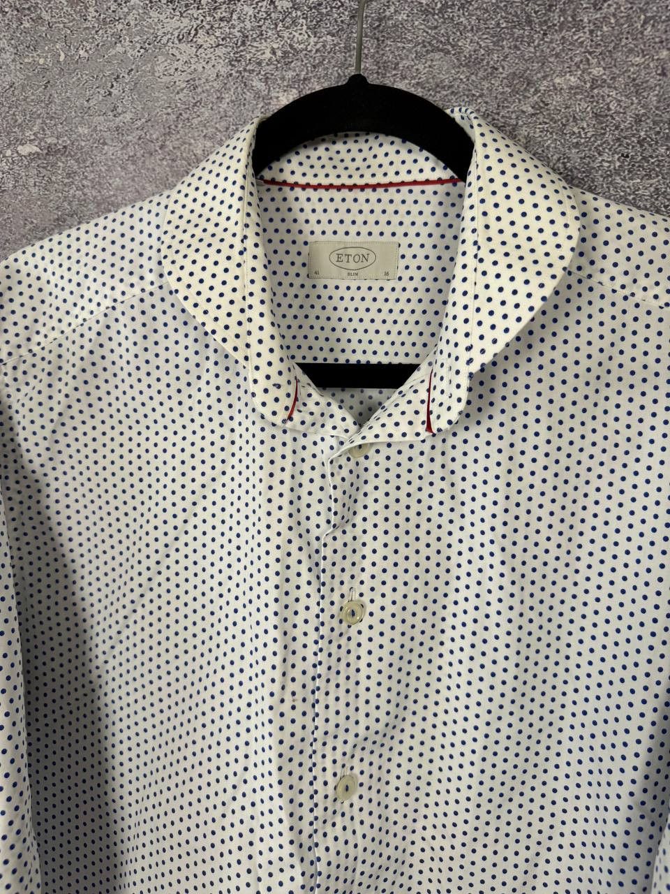 Eton Eton Shirt White Medium Dress Button Up Spread Collar Size US M / EU 48-50 / 2 - 5 Thumbnail