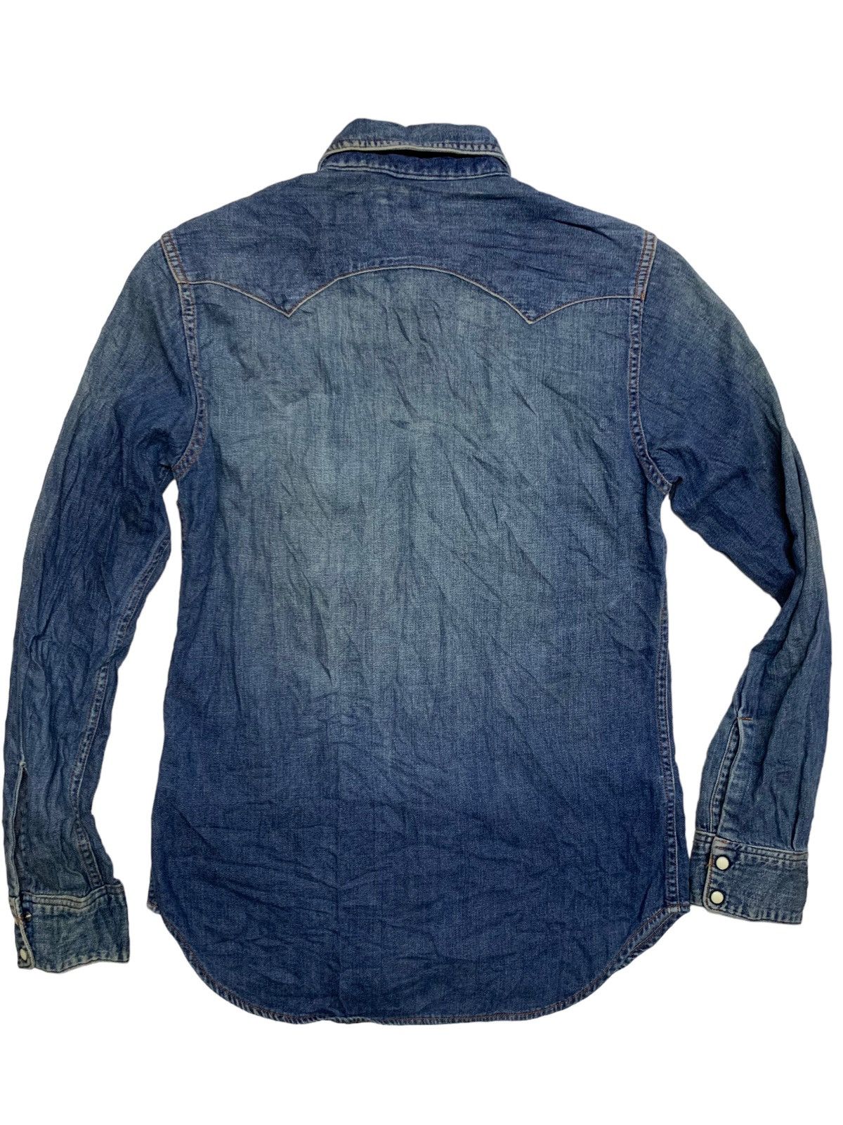 Blue Blue Japan Blue blue denim western shirt Size US S / EU 44-46 / 1 - 7 Thumbnail