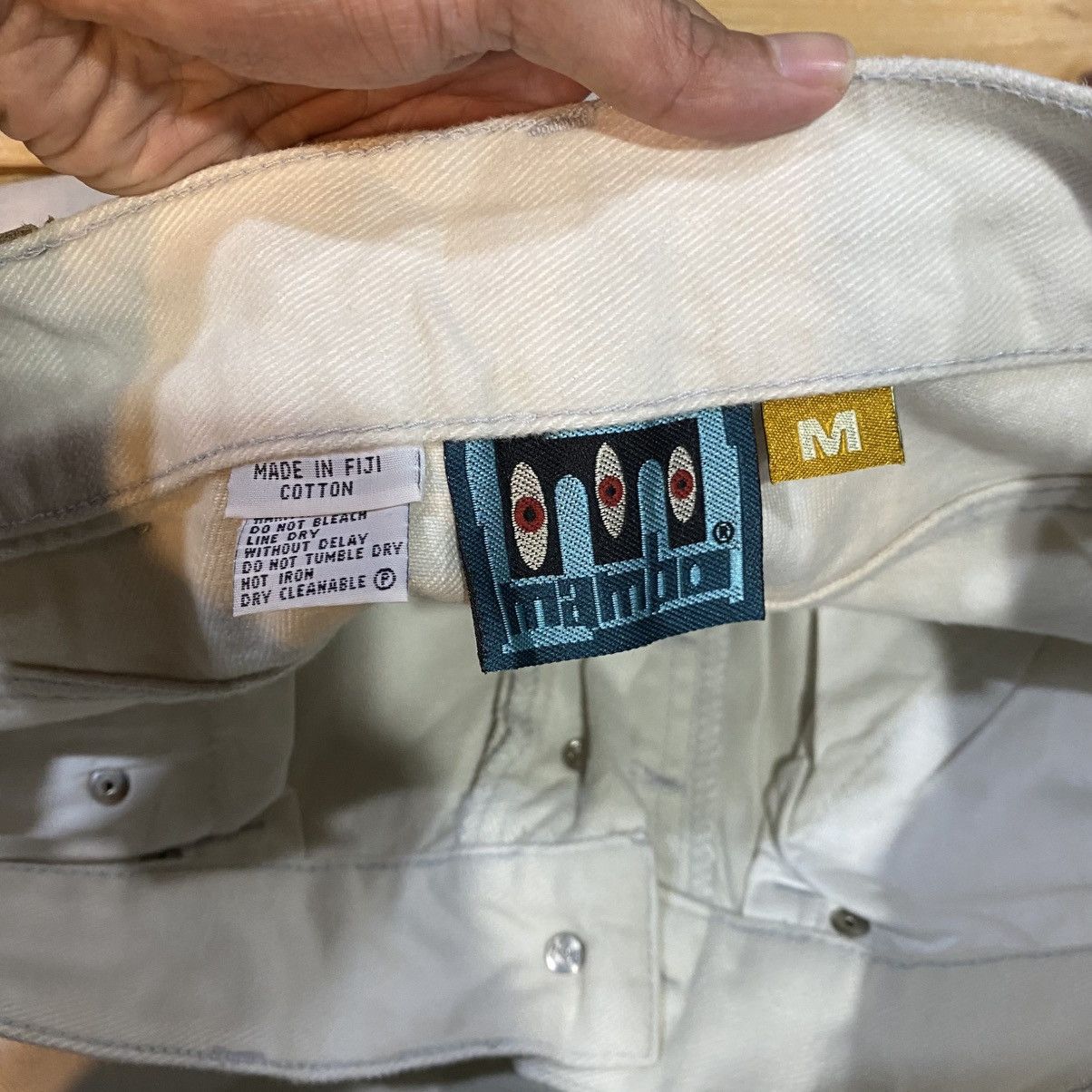 Mambo × Vintage Vintage Mambo Australia White Plain Casual Pants Size US 32 / EU 48 - 17 Thumbnail