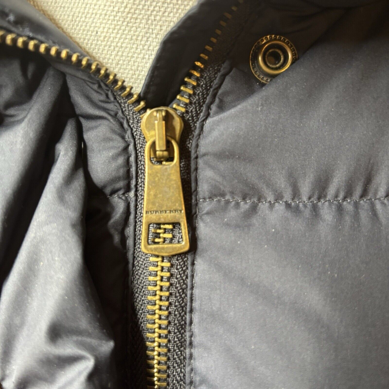 Burberry Burberry Brit W's Navy Down Parka Coat XS Size XS / US 0-2 / IT 36-38 - 7 Thumbnail