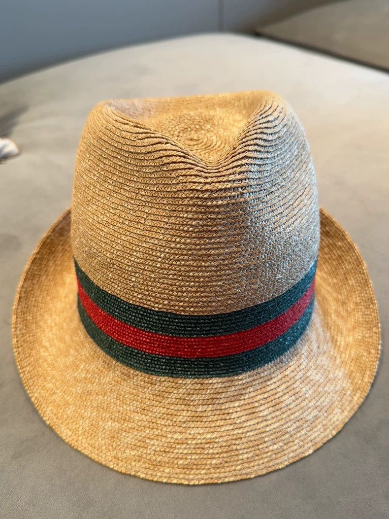 Gucci Gucci Size M Classic little straw hat 2503-Nextarrow Size ONE SIZE - 1 Thumbnail