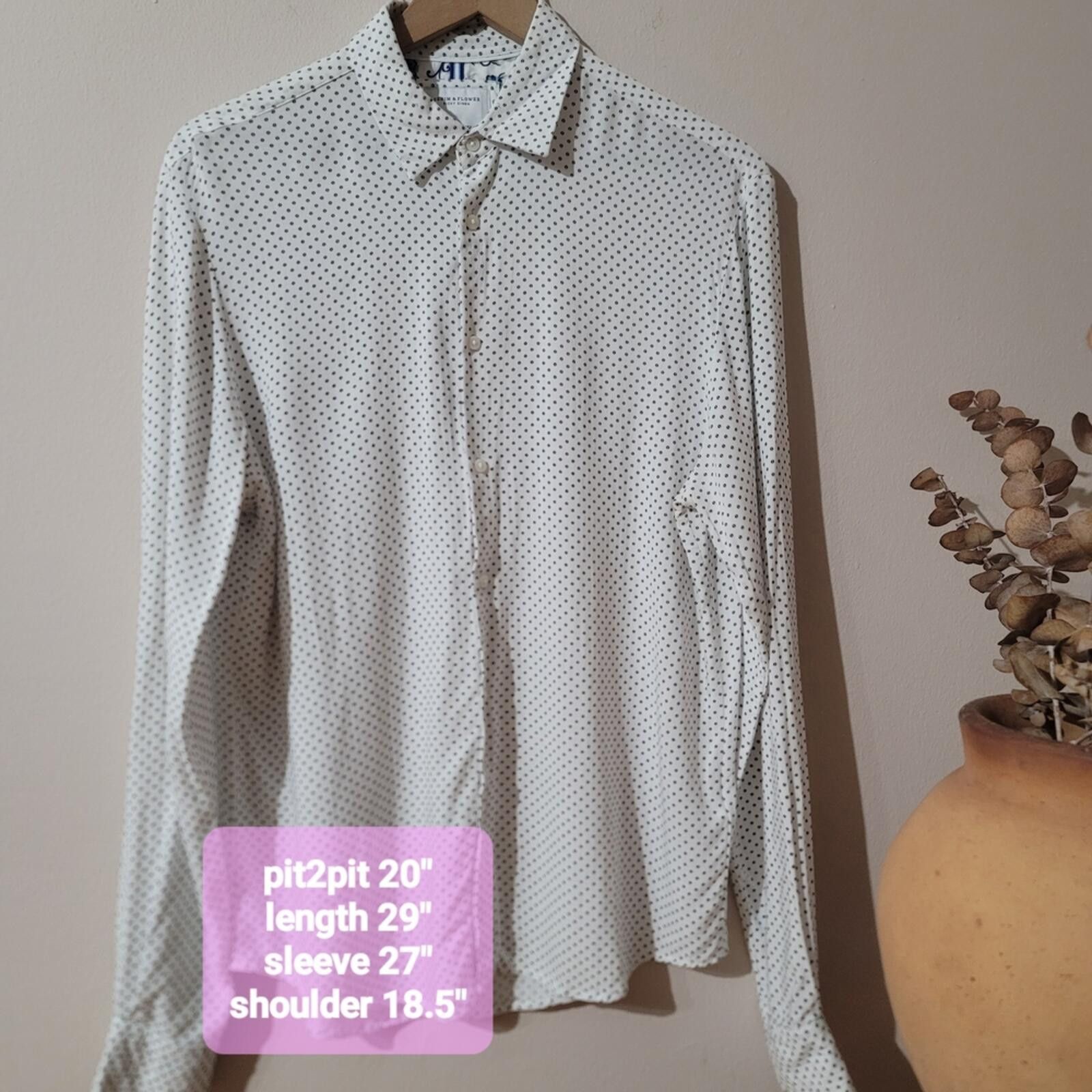 Denim & Flower Denim & Flower Ricky Singh Button-Up Sz M Preppy Old Money Size US M / EU 48-50 / 2 - 3 Thumbnail