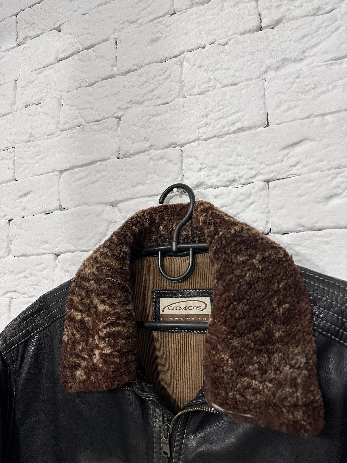 Gimo's Gimo’s Italy Leather Jacket – 100% Pelle Leather – Black Size US L / EU 52-54 / 3 - 7 Thumbnail