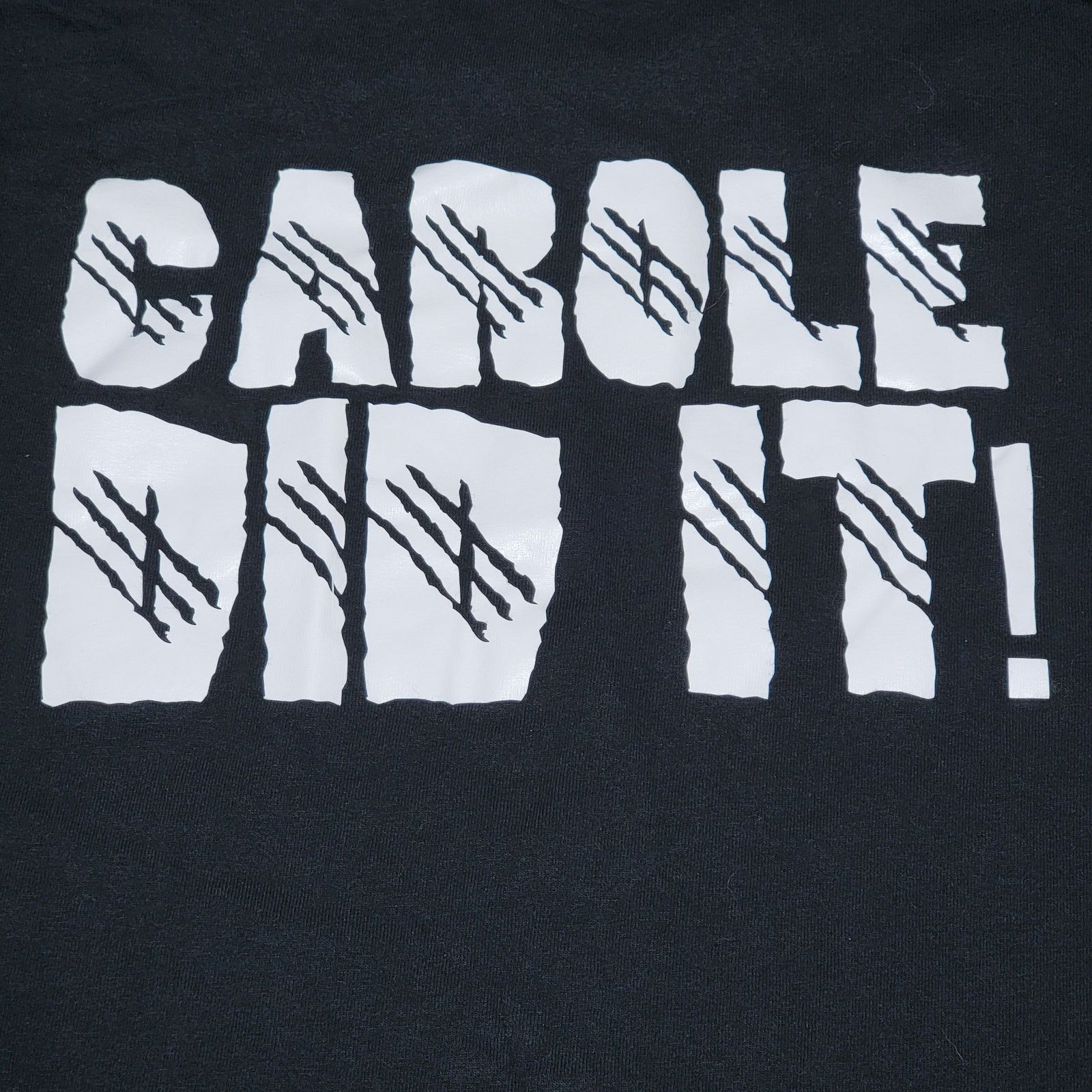 Gildan Tiger King Black Unisex Tee "Carole Did It!" - Size Medium Size US M / EU 48-50 / 2 - 4 Thumbnail