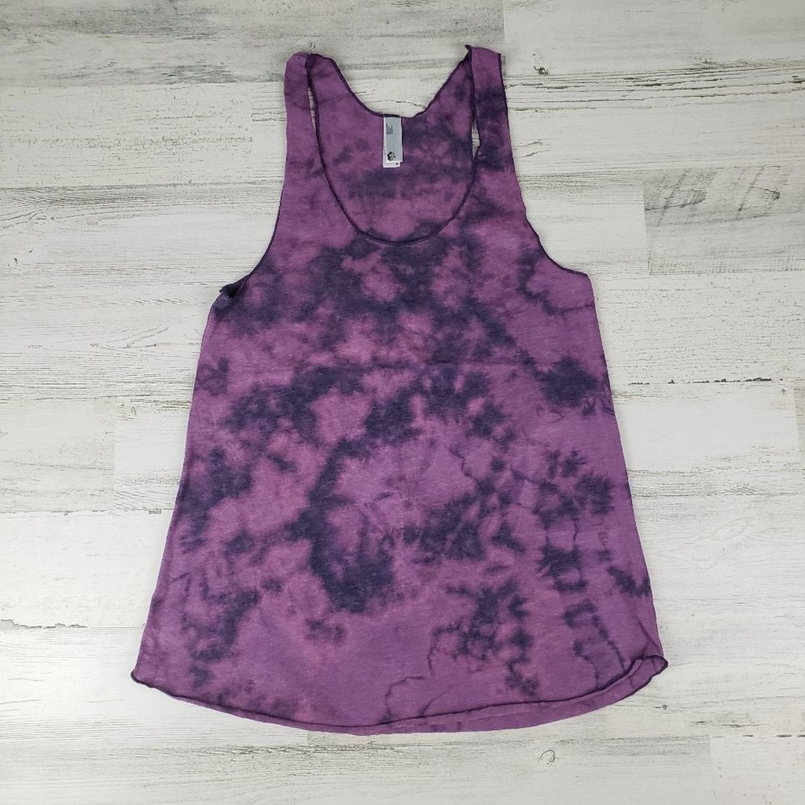 American Apparel NWOT American Apparel Purple Bleach Tie Dye Tank Top XS Size XS / US 0-2 / IT 36-38 - 1 Thumbnail
