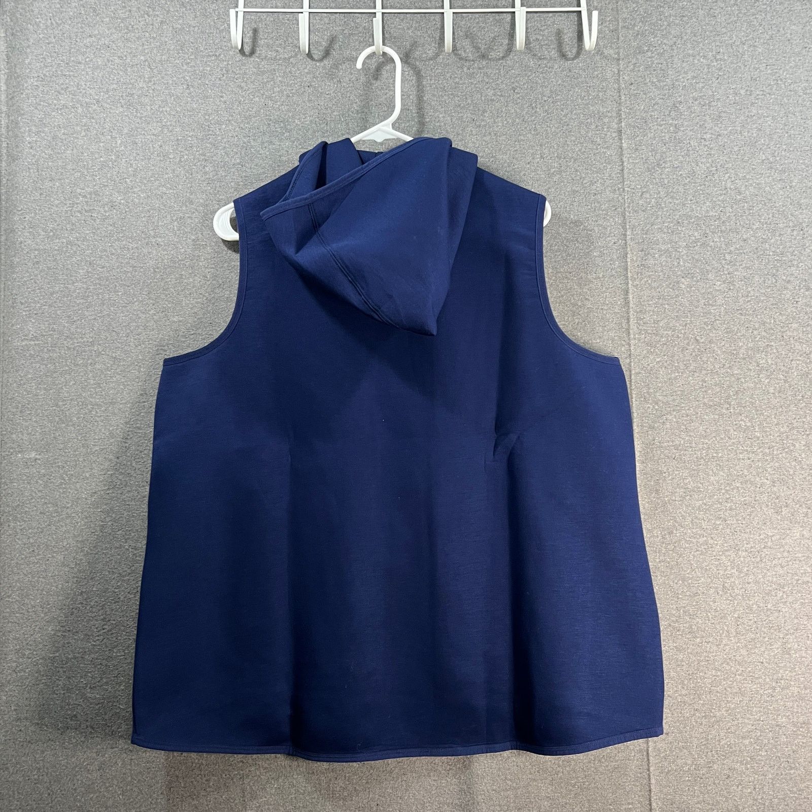 Other zuda Zip Front Hooded Scuba Knit Vest Navy Size X-Large Size XL / US 12-14 / IT 48-50 - 2 Thumbnail