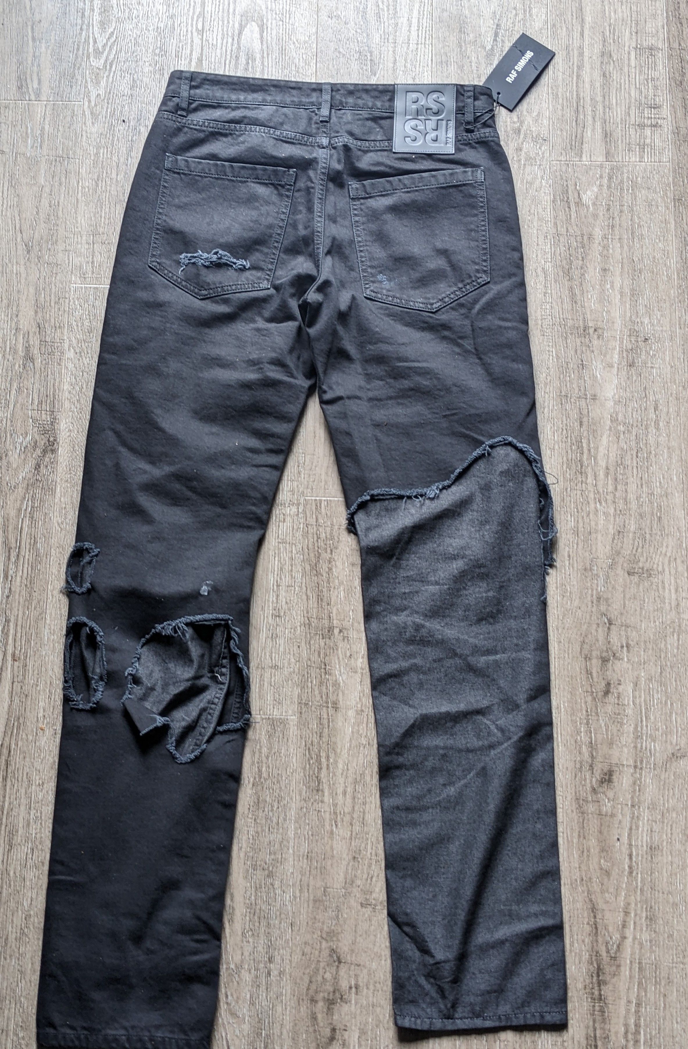 Raf Simons SS23 "Destroyed Double Denim" Jeans Size US 32 / EU 48 - 2 Thumbnail